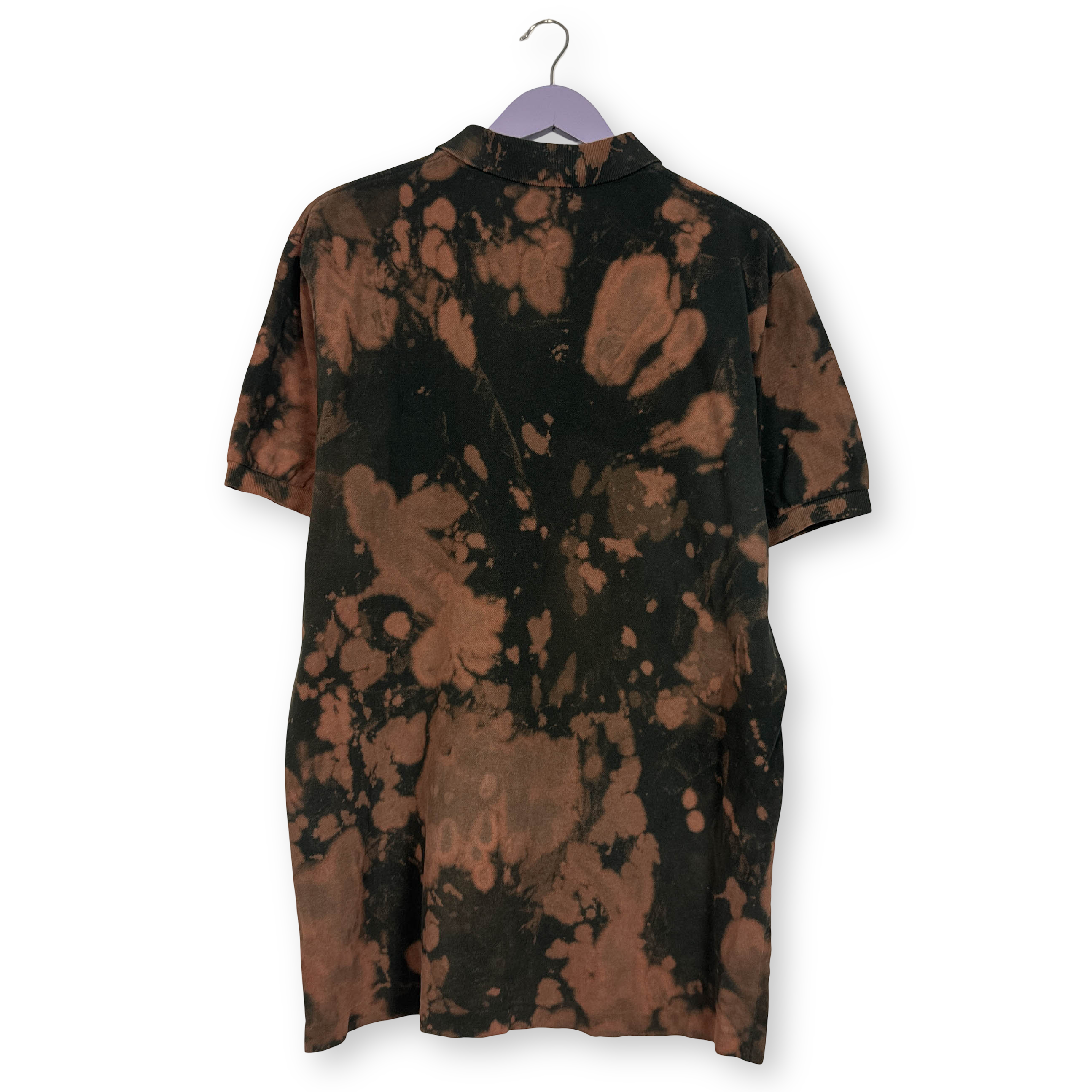 Polo Ralph Lauren Tie Dye verde e arancione - Taglia XL uomo