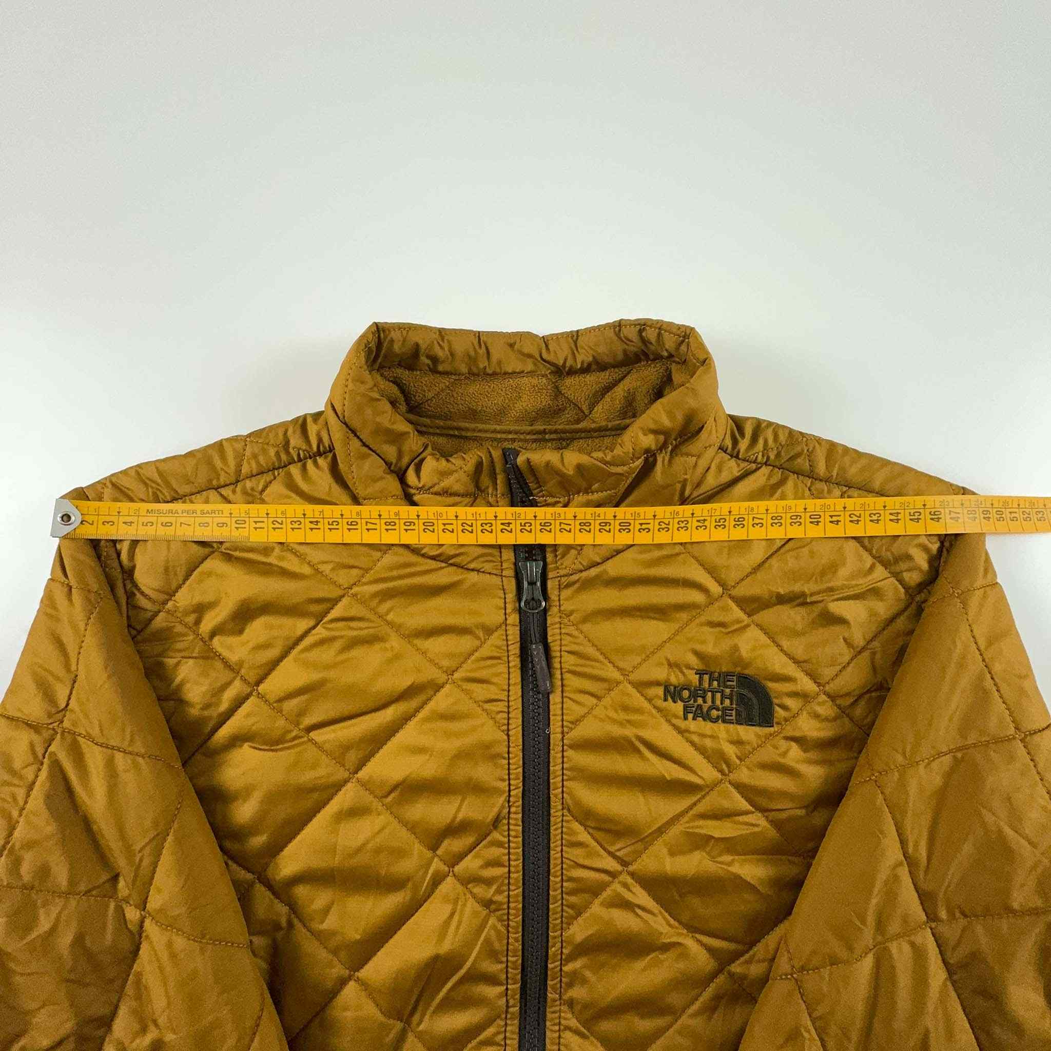 Giacca The North Face ocra marrone trapuntata - Taglia M uomo