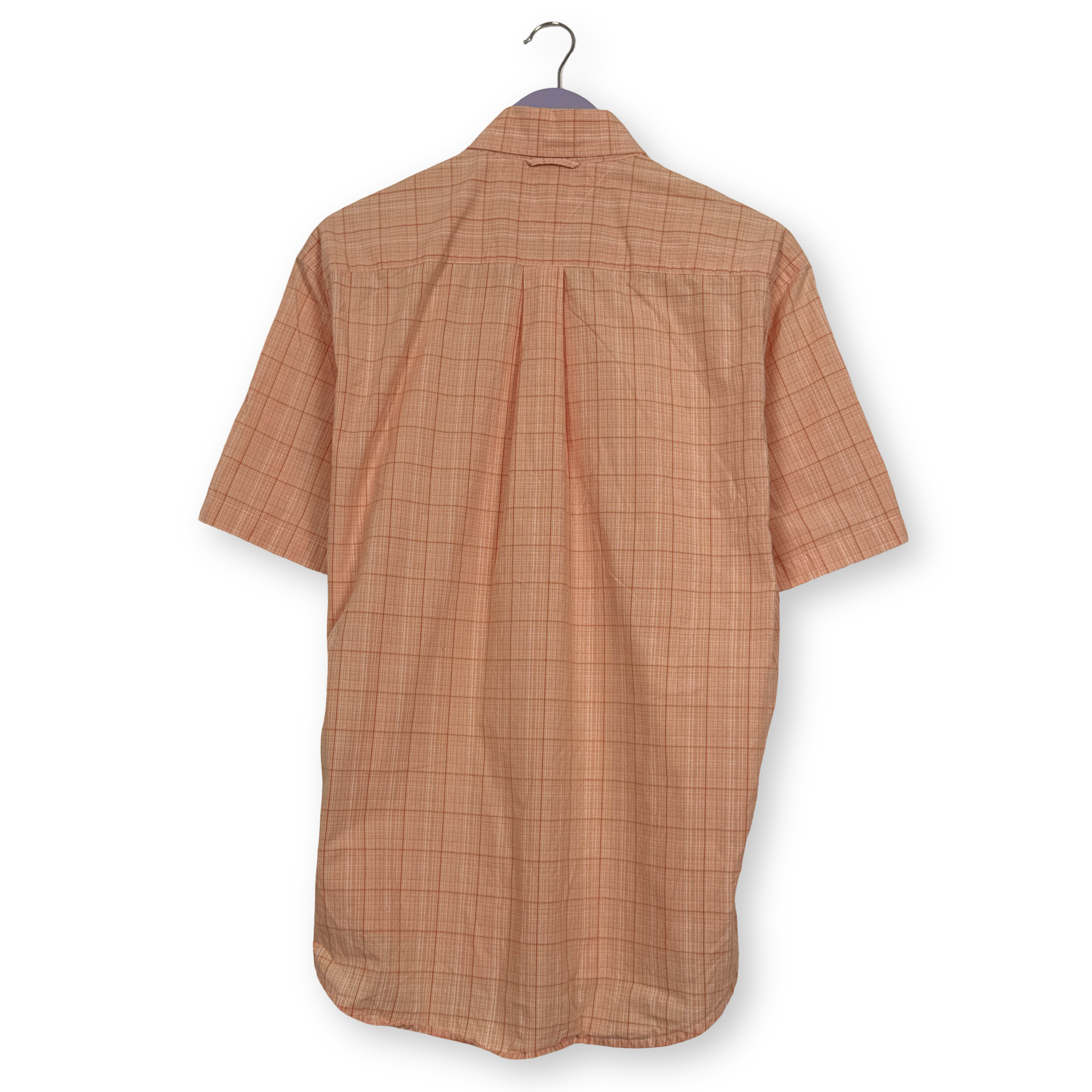 Camicia Tommy Hilfiger arancione a quadri - Taglia M uomo