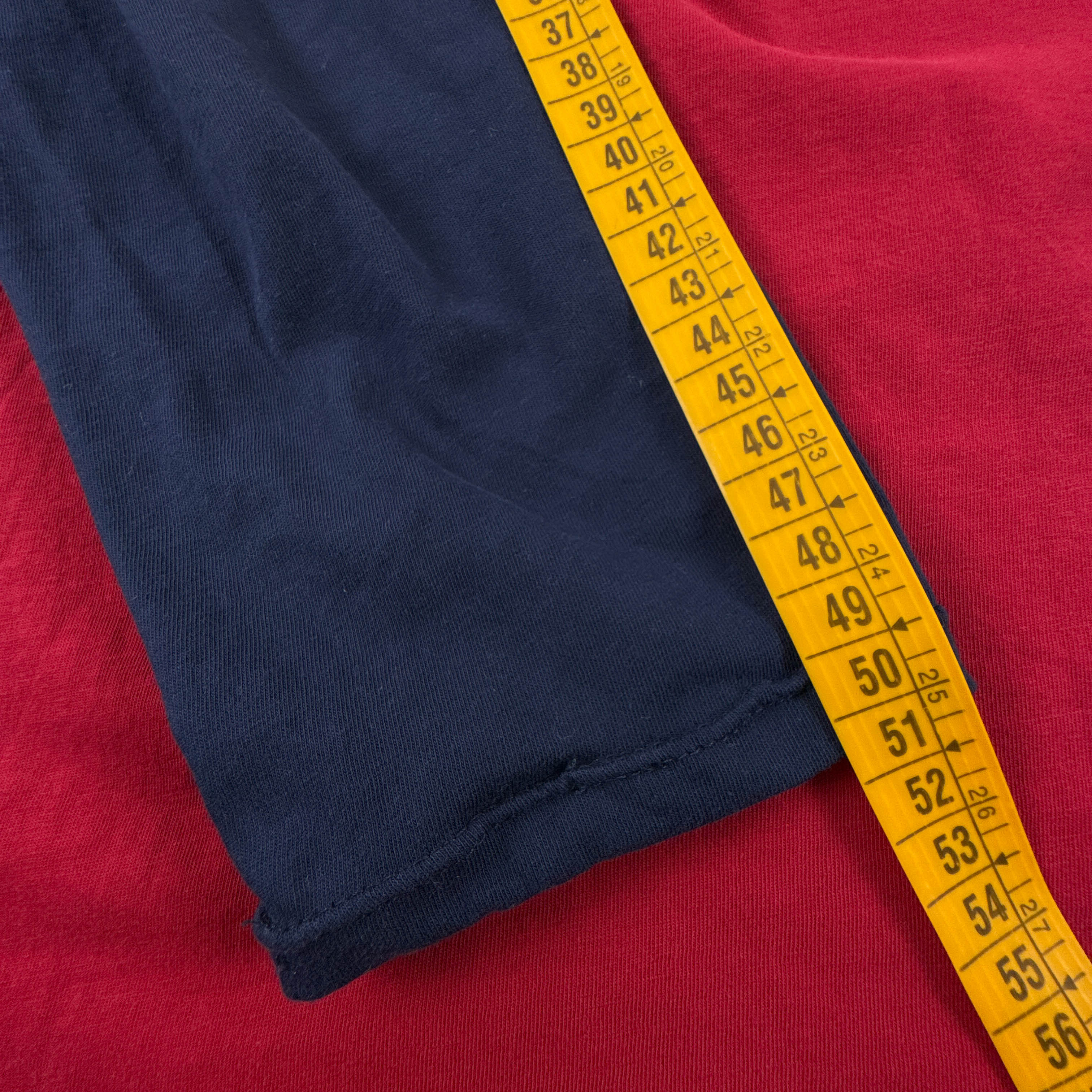 T Shirt Ralph Lauren rossa e blu a girocollo - Taglia XS/S uomo