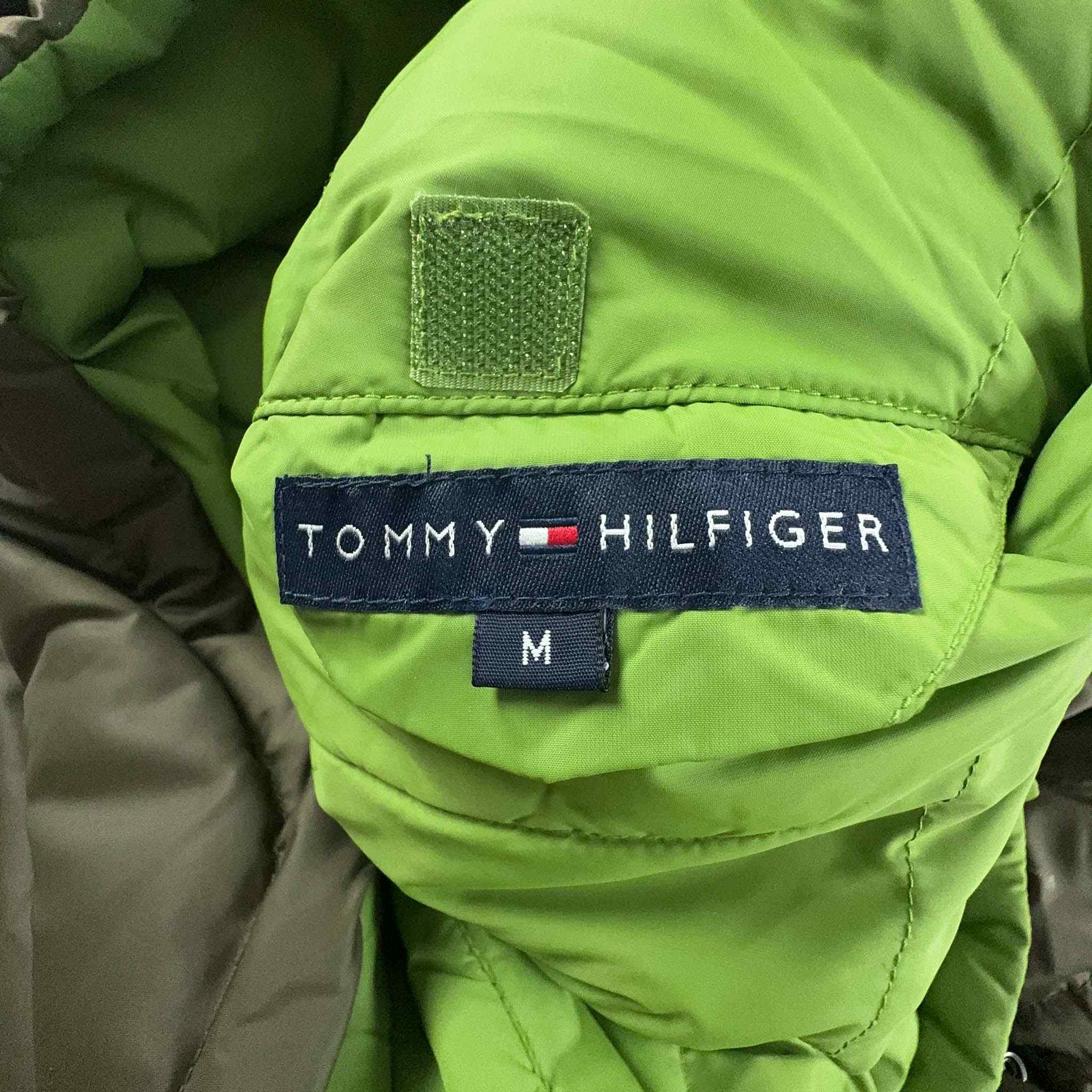 Piumino smanicato Tommy Hilfiger Double Face verde chiaro e scuro - Taglia M uomo