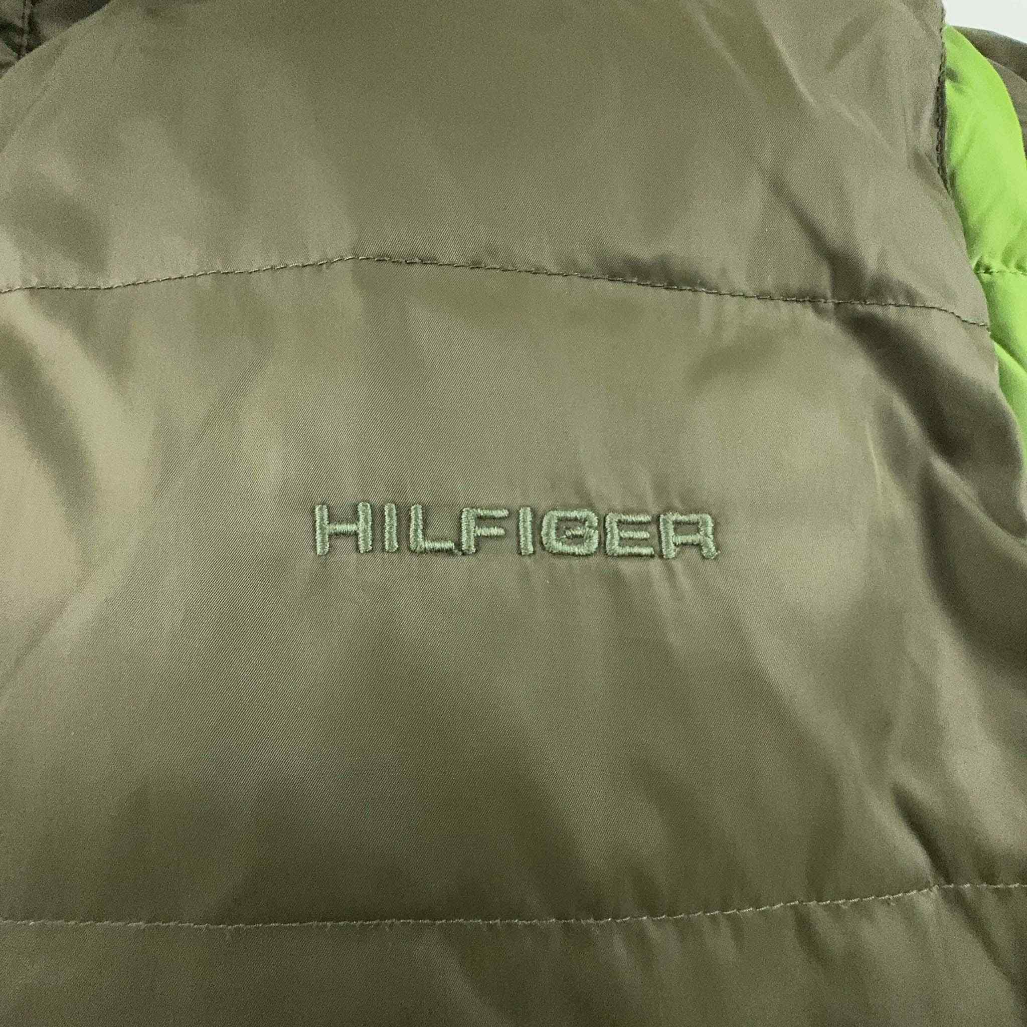 Piumino smanicato Tommy Hilfiger Double Face verde chiaro e scuro - Taglia M uomo