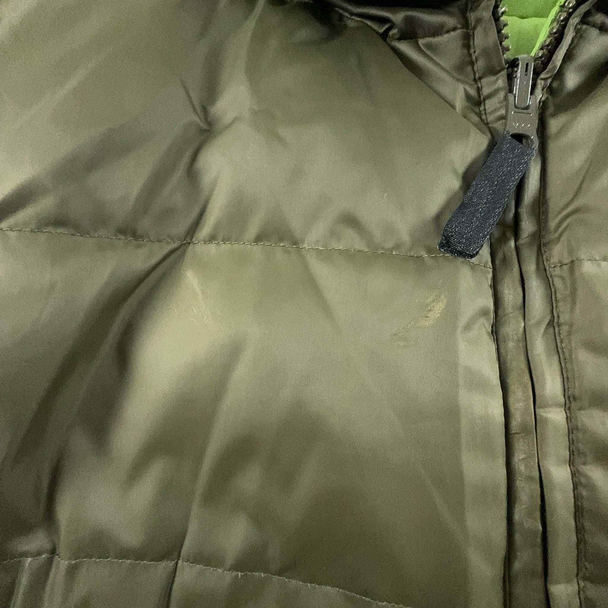 Piumino smanicato Tommy Hilfiger Double Face verde chiaro e scuro - Taglia M uomo