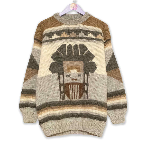 100% wool Vintage sweater - Size L/XL