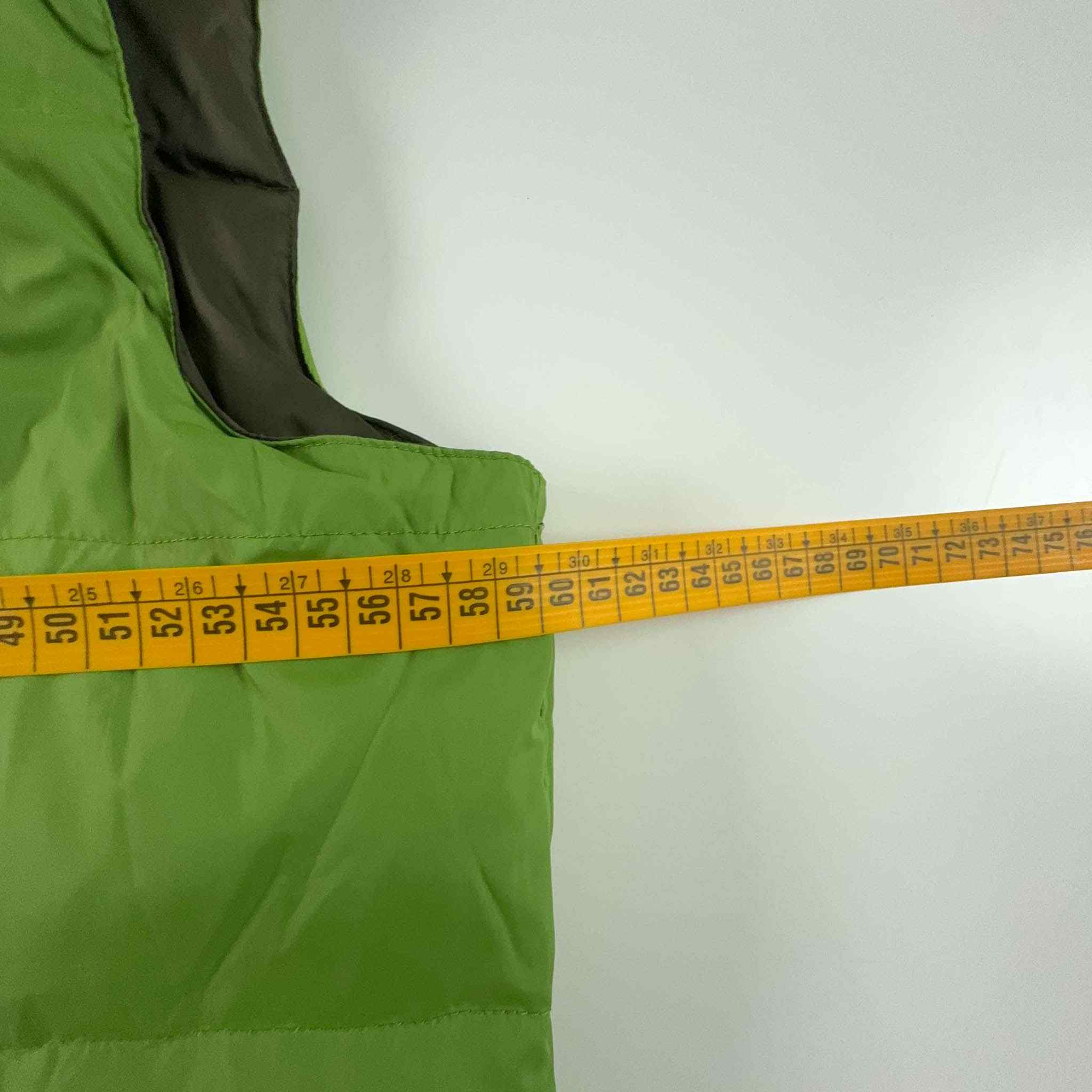 Piumino smanicato Tommy Hilfiger Double Face verde chiaro e scuro - Taglia M uomo