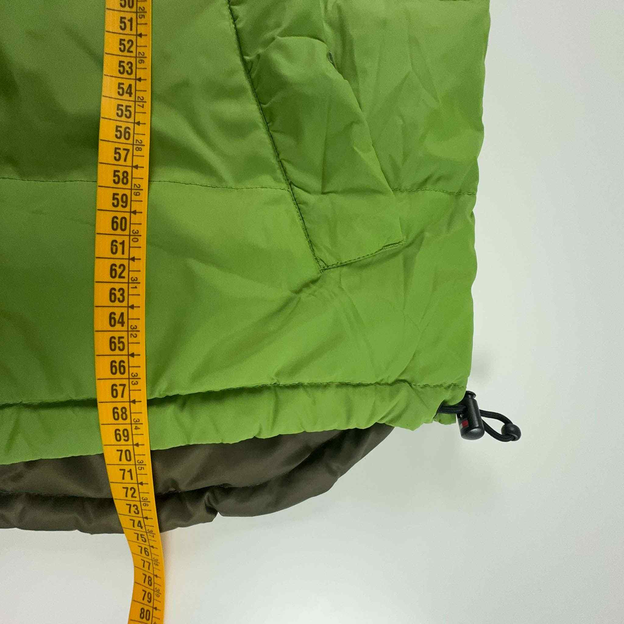 Piumino smanicato Tommy Hilfiger Double Face verde chiaro e scuro - Taglia M uomo