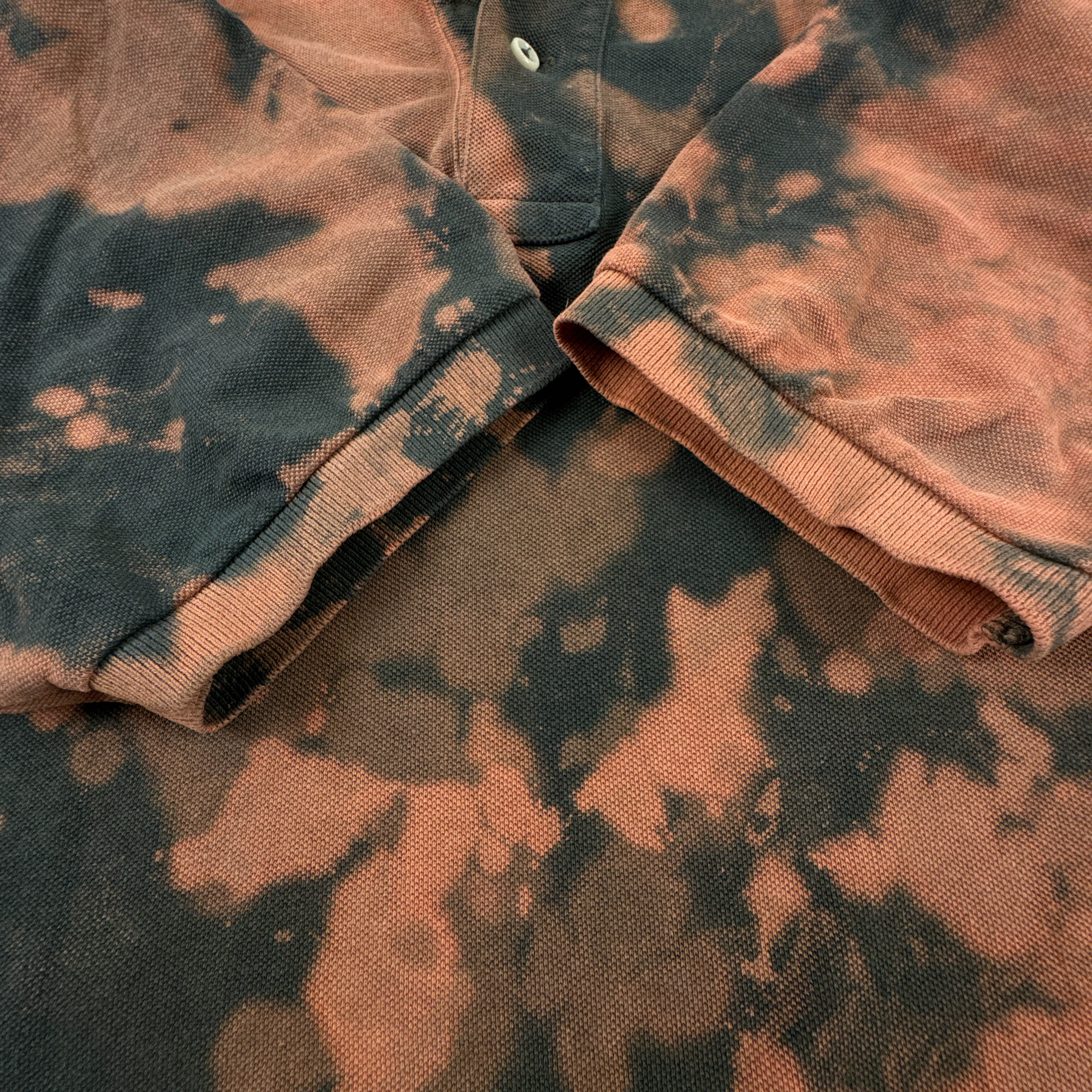 Polo Ralph Lauren Tie Dye verde e arancione - Taglia XL uomo