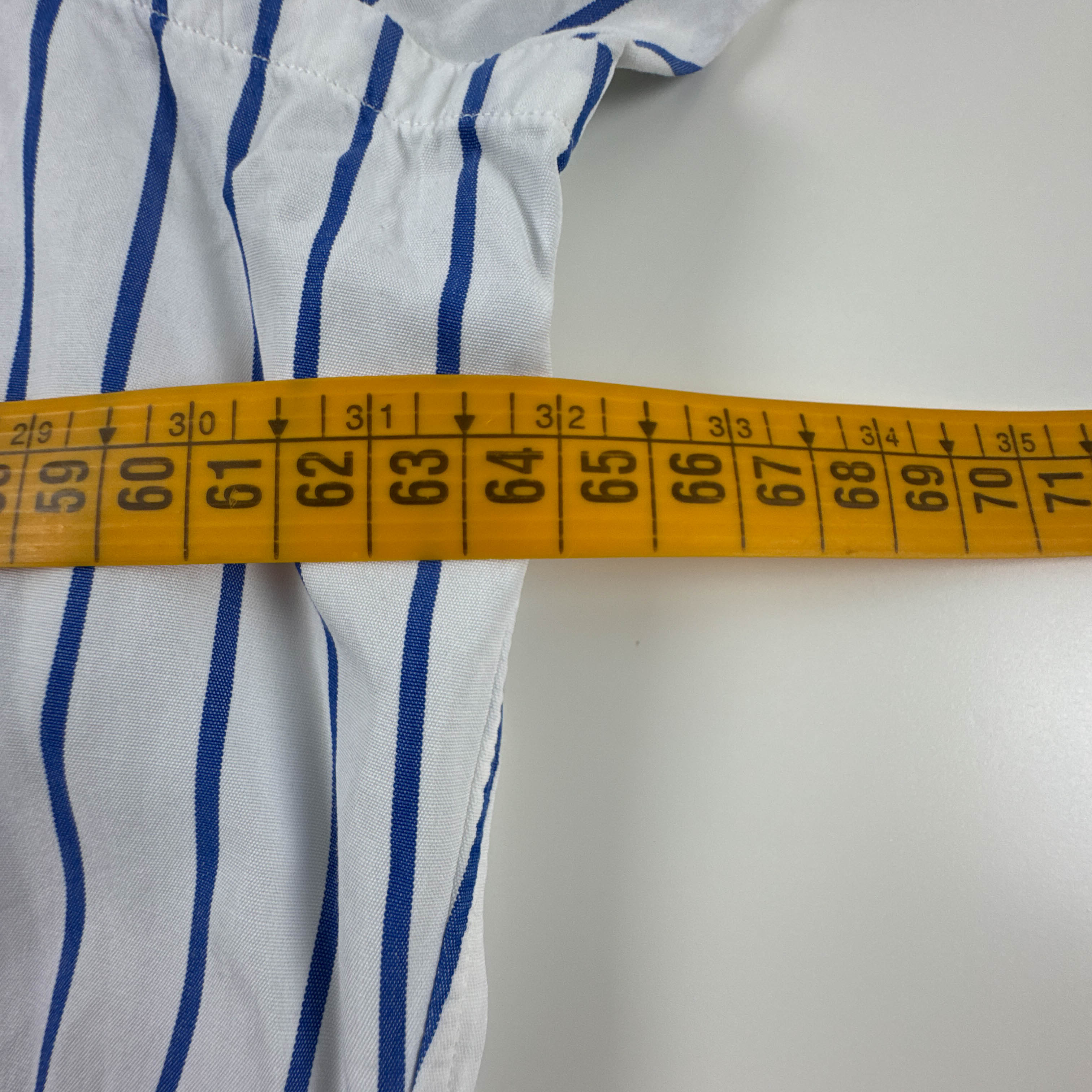 Camicia Ralph Lauren blu e bianca a righe - Taglia 17 uomo