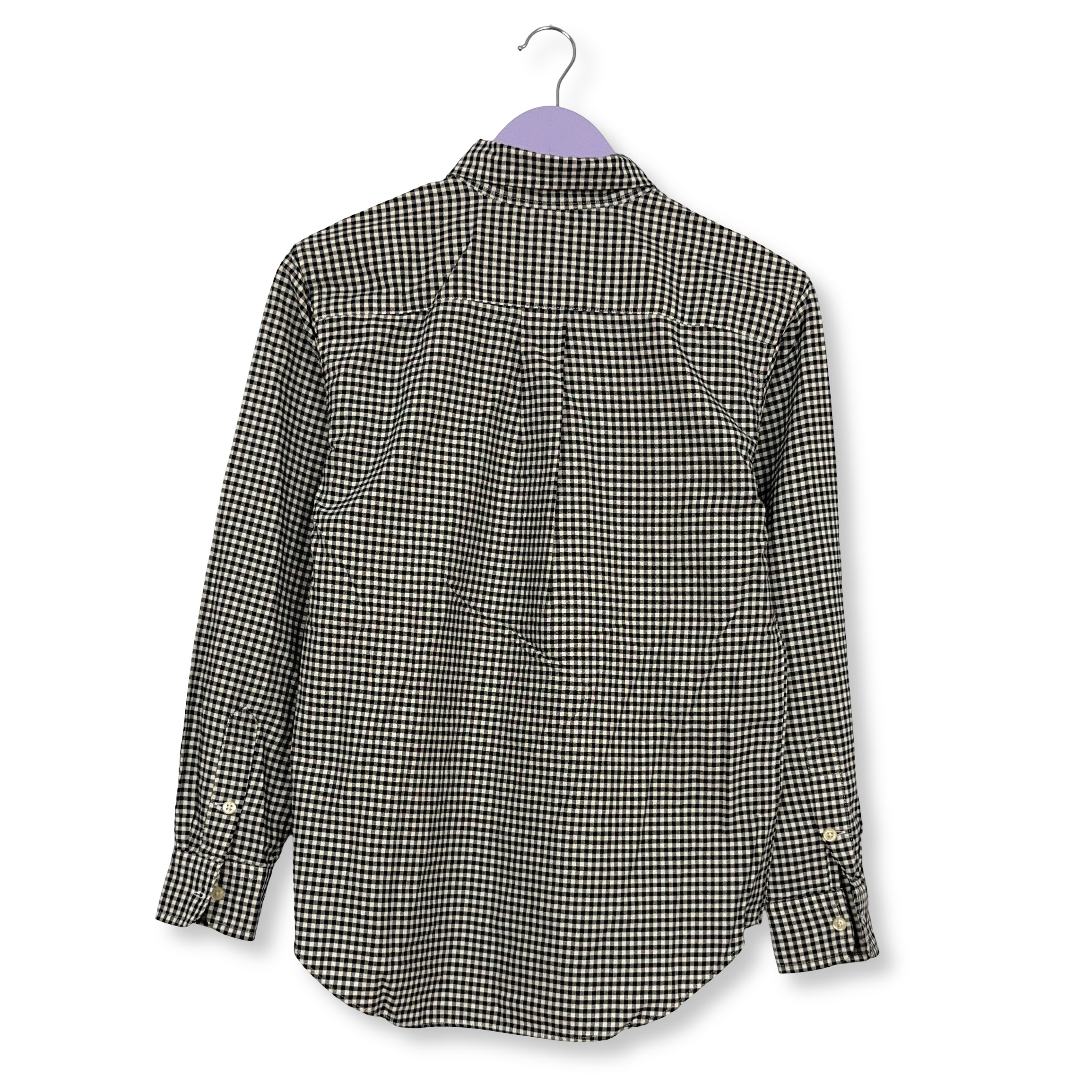 Camicia Ralph Lauren a quadri beige e nera in cotone - Taglia S uomo