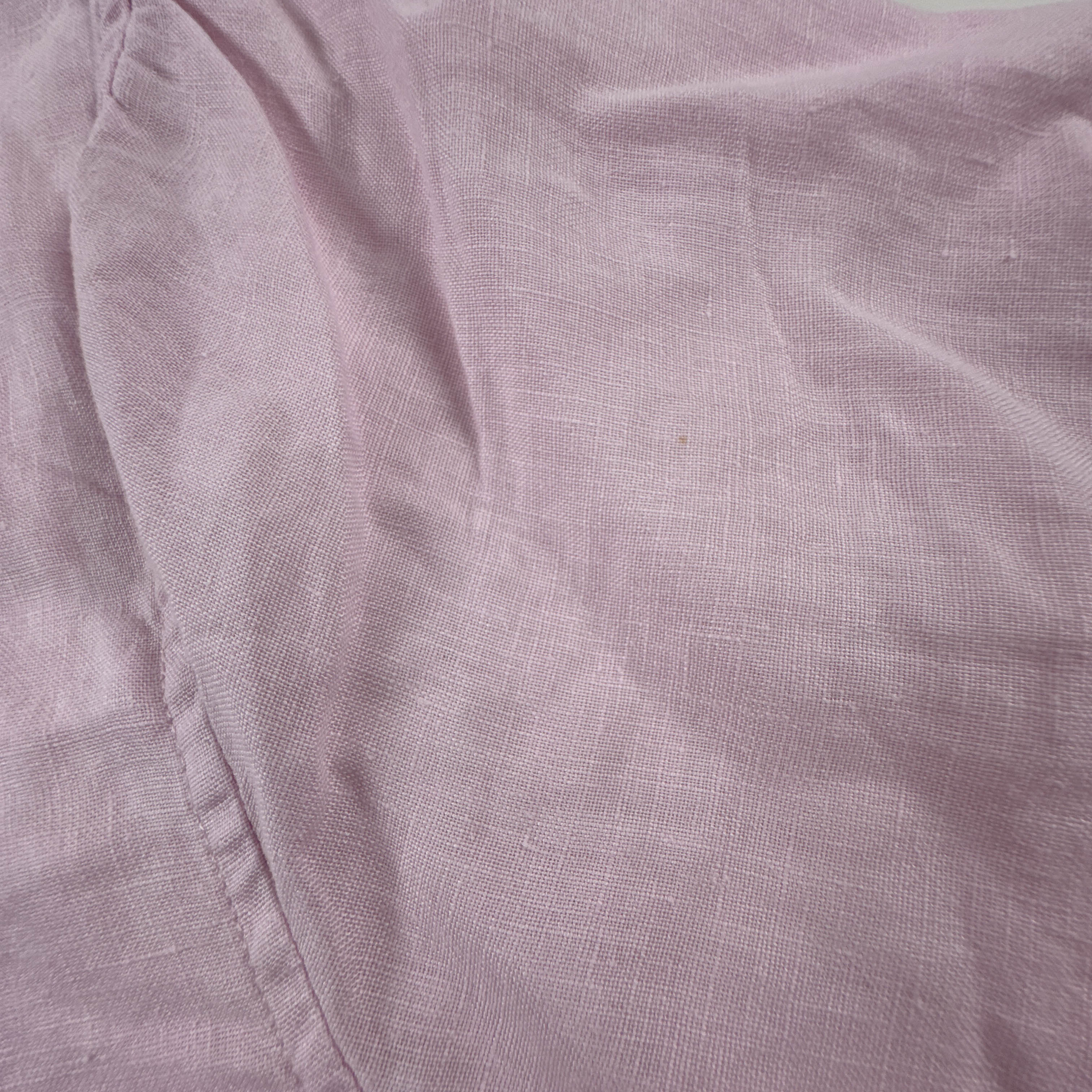 Camicia Timberland rosa a tinta unita in lino - Taglia L/XL uomo