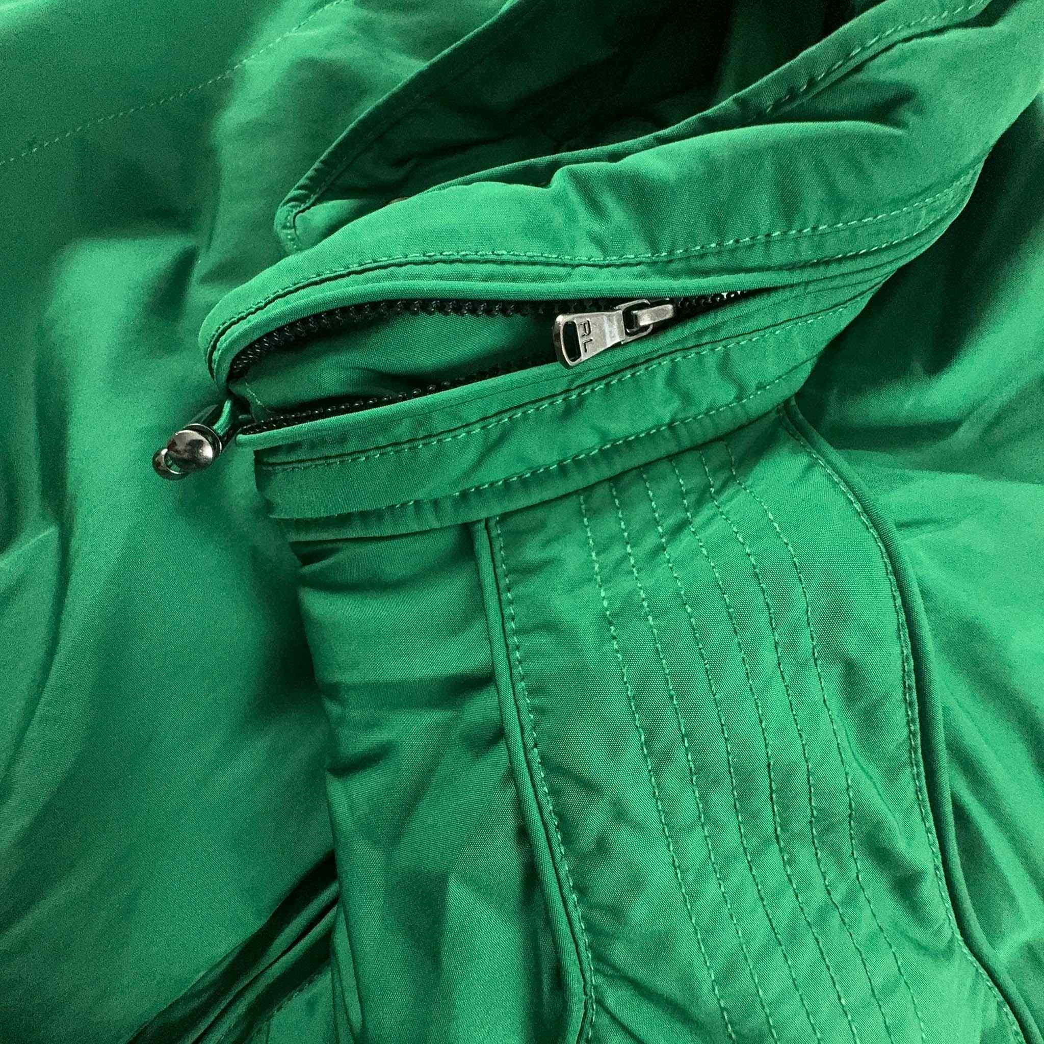 Giacca Ralph Lauren Vintage verde logo grande - Taglia L/XL uomo