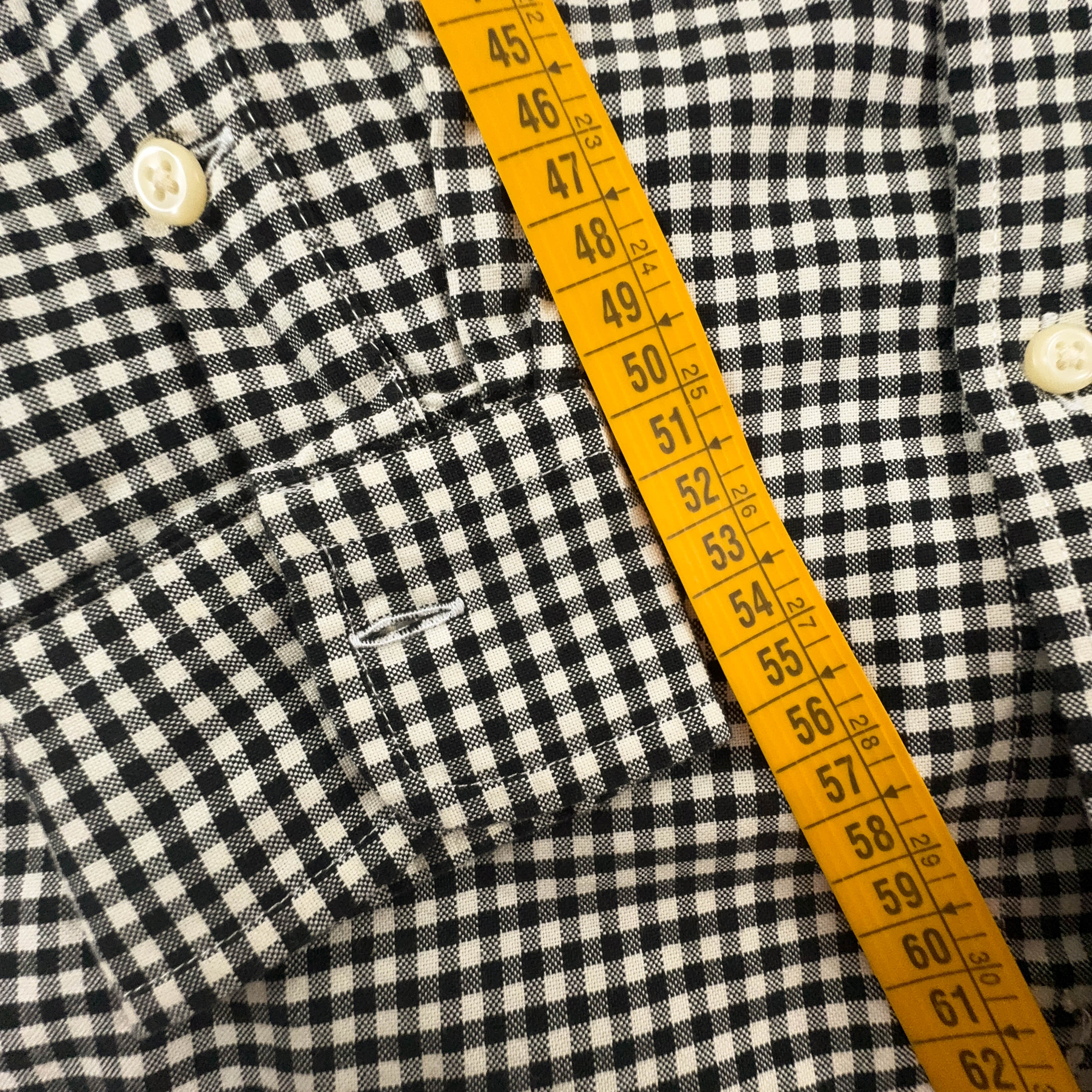 Camicia Ralph Lauren a quadri beige e nera in cotone - Taglia S uomo