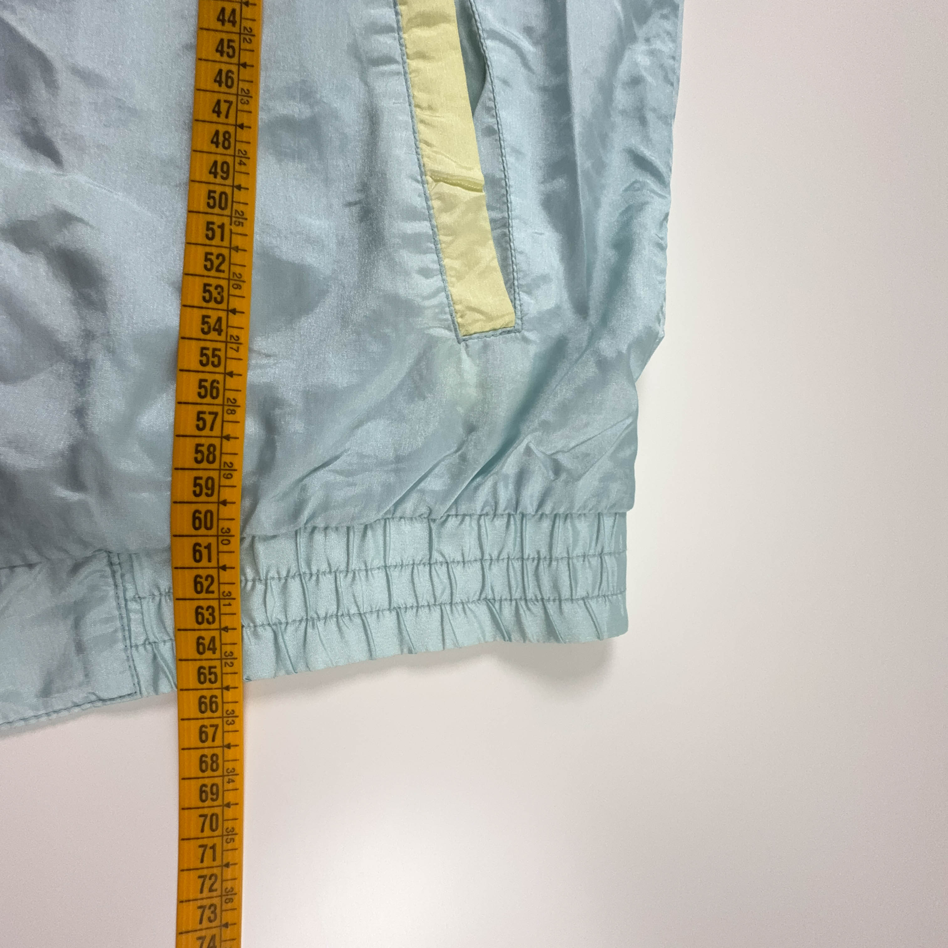 Giacca a vento Puma Vintage lilla e azzurro chiaro con zip anni 90 - Taglia 4 uomo