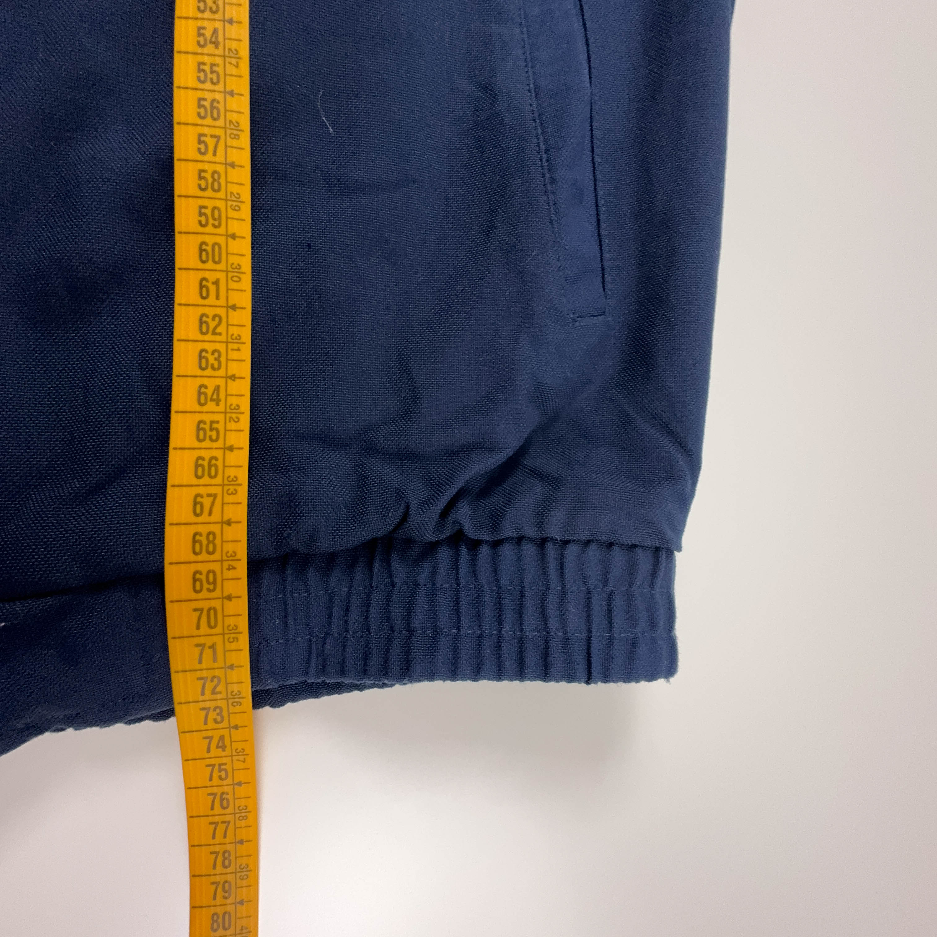 Giacca a vento Fila Vintage blu scuro anni 2000 con zip - Taglia 50 uomo