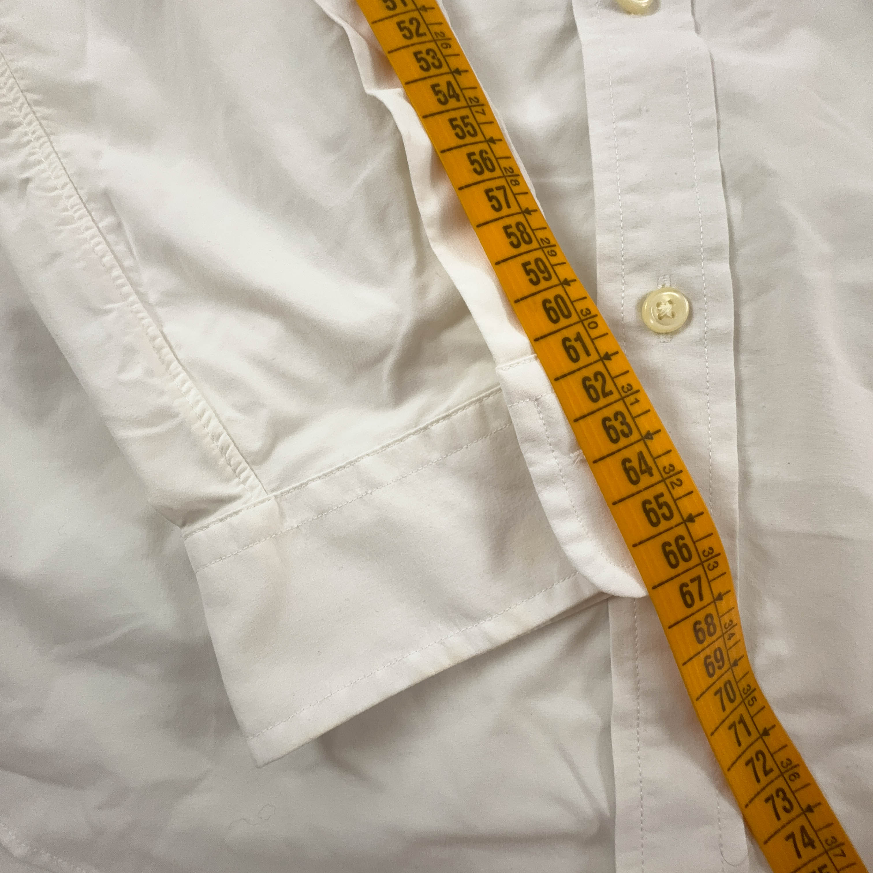 Camicia Ralph Lauren bianco panna a tinta unita slim fit performance - Taglia XL uomo