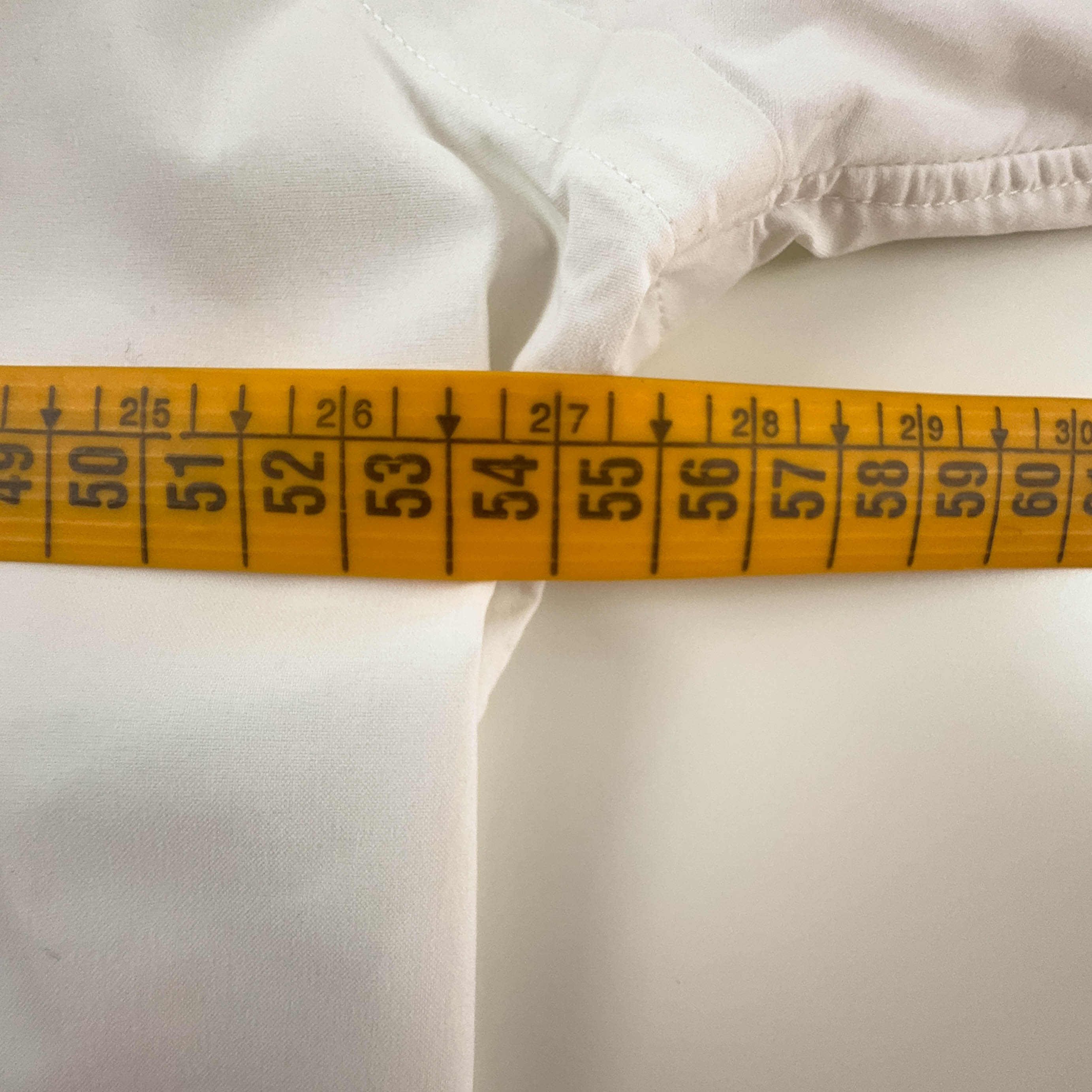 Camicia Ralph Lauren bianco panna a tinta unita slim fit performance - Taglia XL uomo