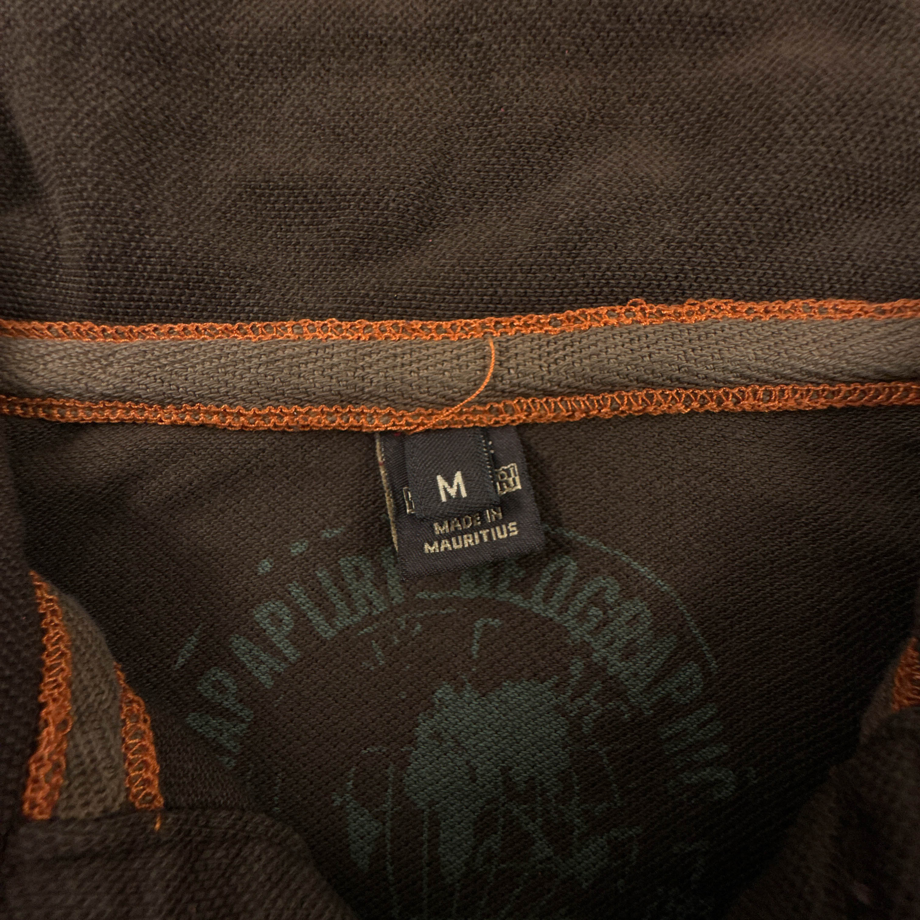 Polo Napapijri Vintage marrone in cotone con ricamo anni 00 - Taglia M uomo