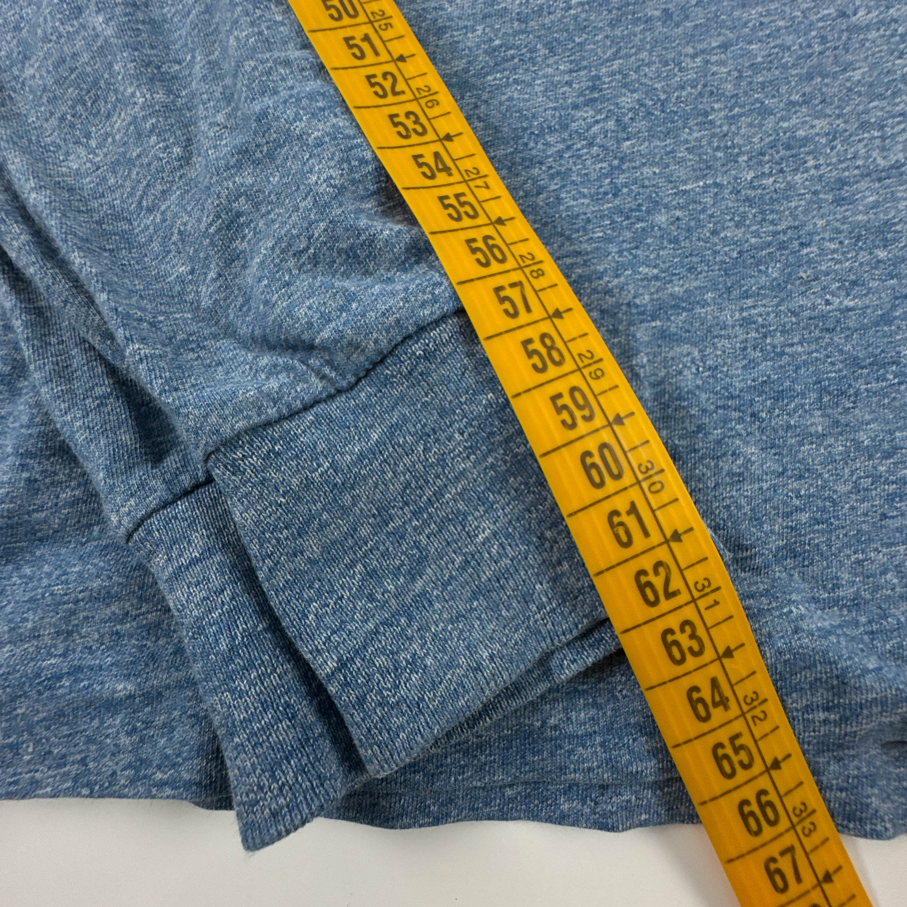 T shirt Ralph Lauren azzurra a tinta unita in cotone - Taglia M uomo