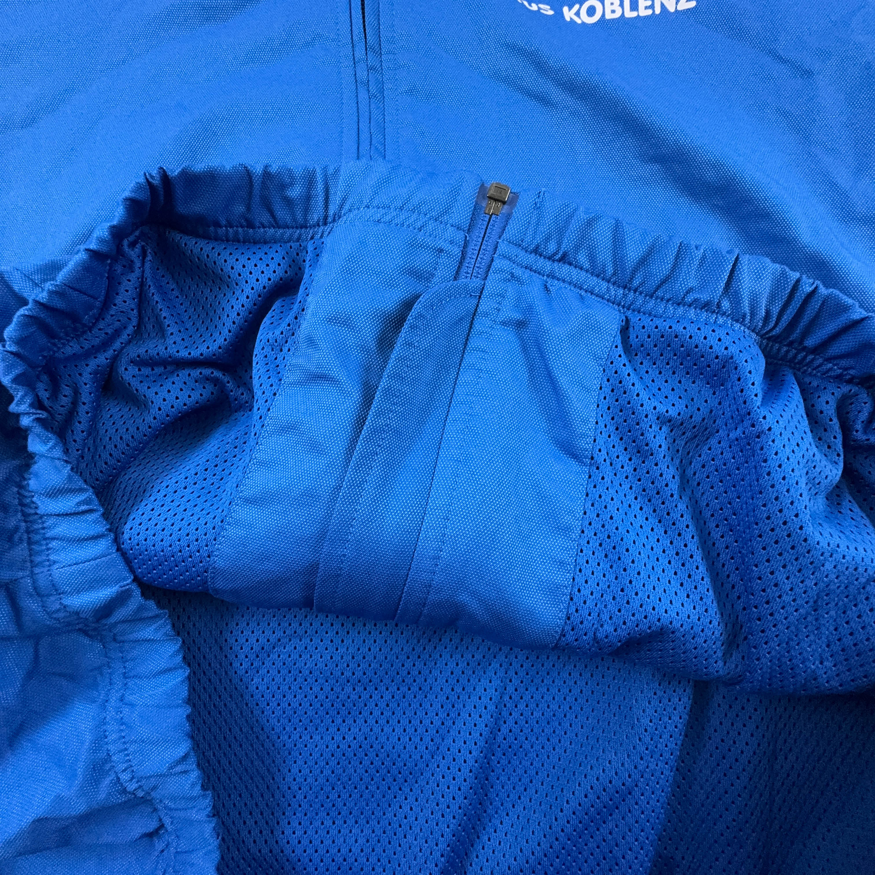 Giacca a vento Nike Vintage blu con zip anni 2000 - Taglia 183 uomo