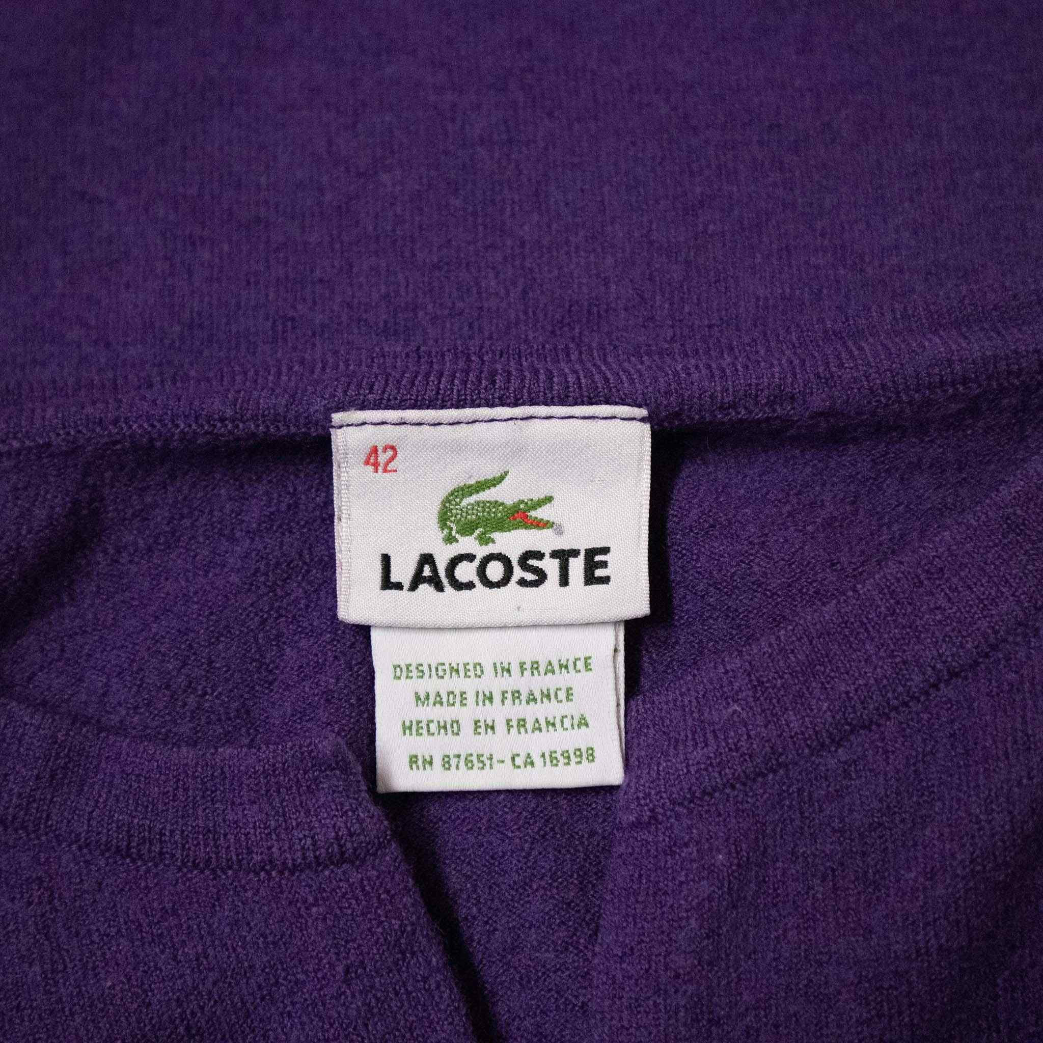 Maglione Lacoste 85% lana - Taglia S/M