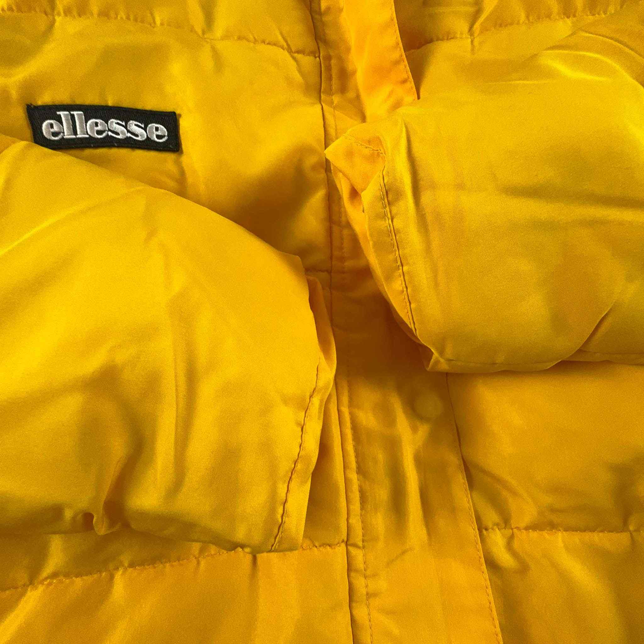 Giubbotto Ellesse giallo con cappuccio - Taglia M uomo