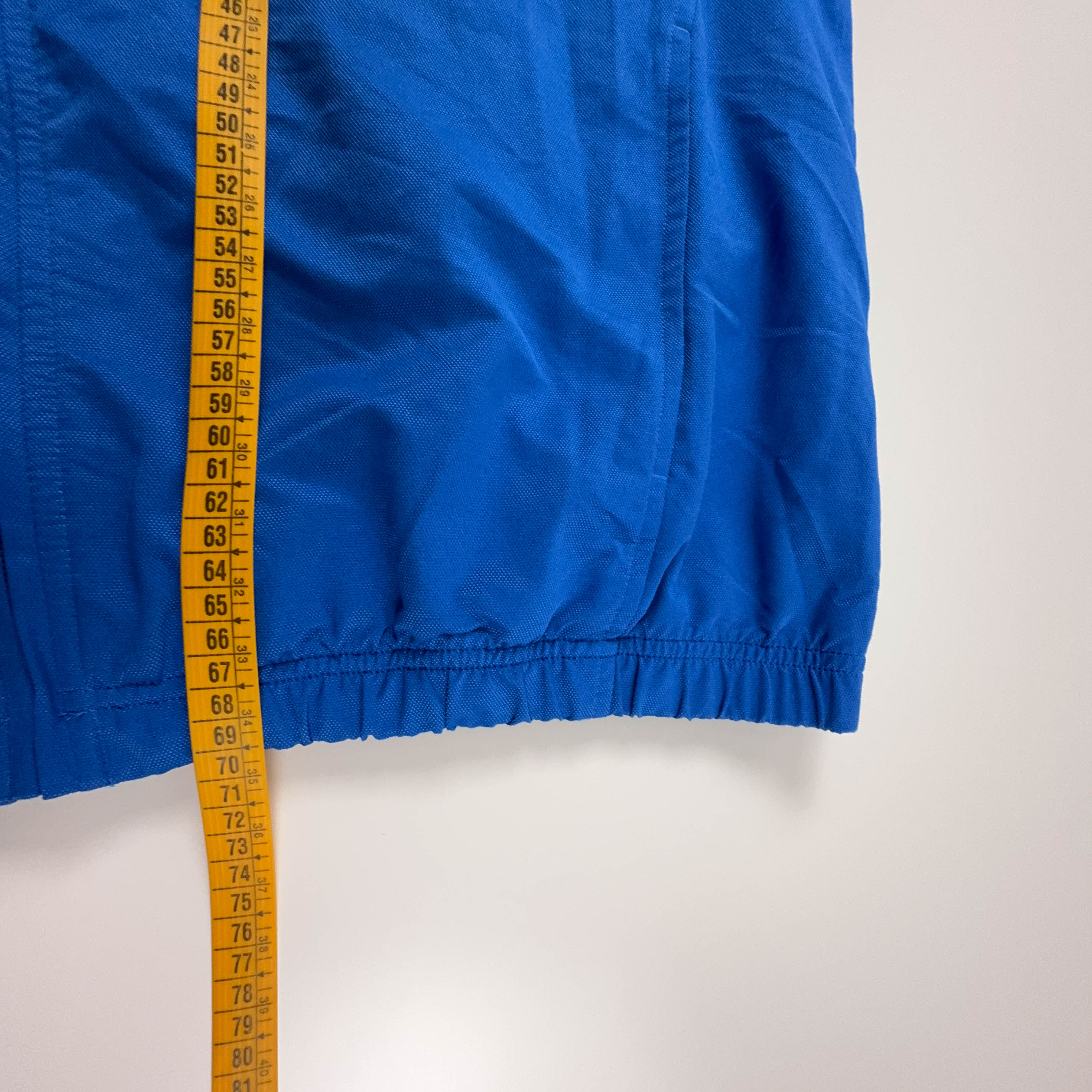 Giacca a vento Nike Vintage blu con zip anni 2000 - Taglia 183 uomo