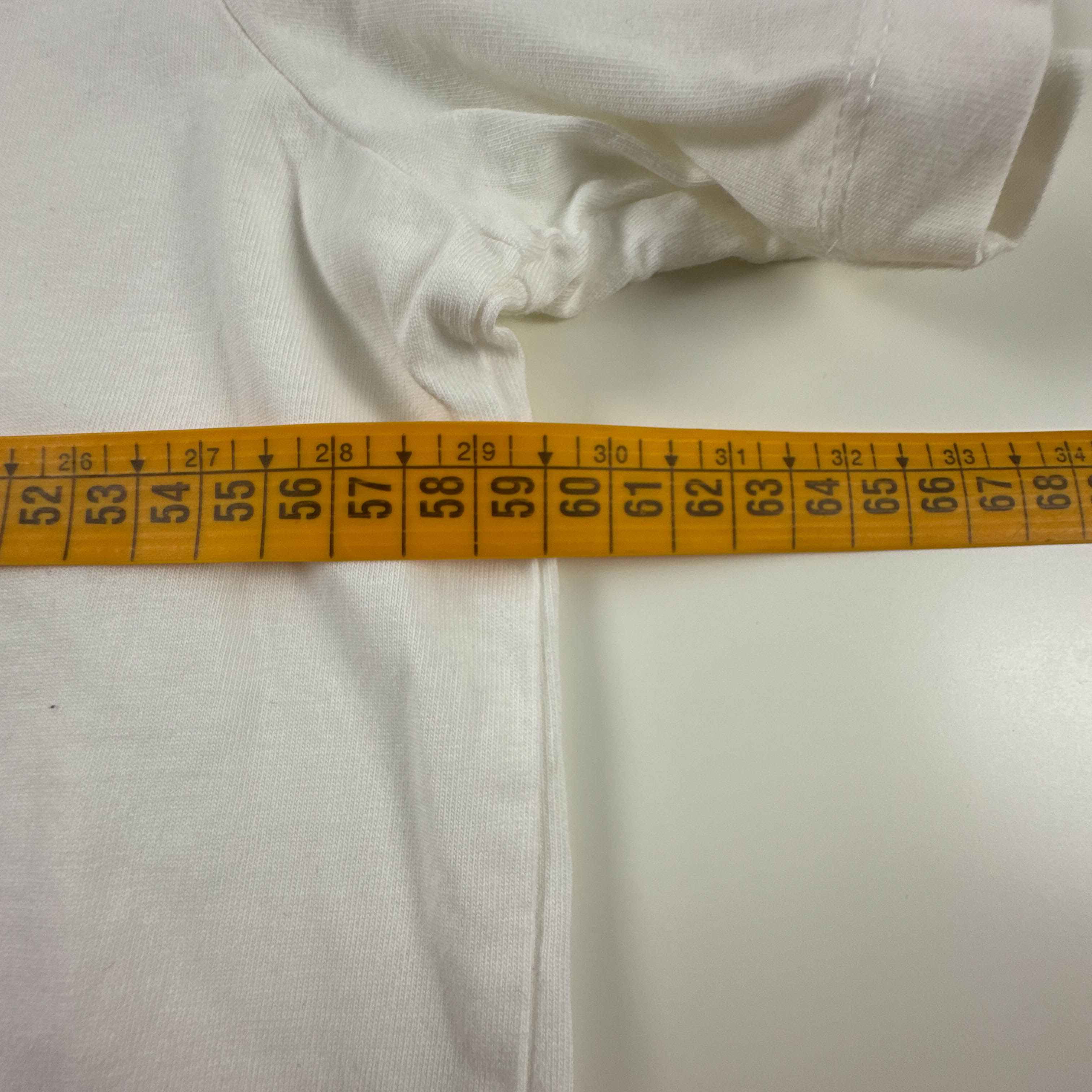 T Shirt Air Jordan bianca a girocollo in cotone con stampa frontale - Taglia XL uomo