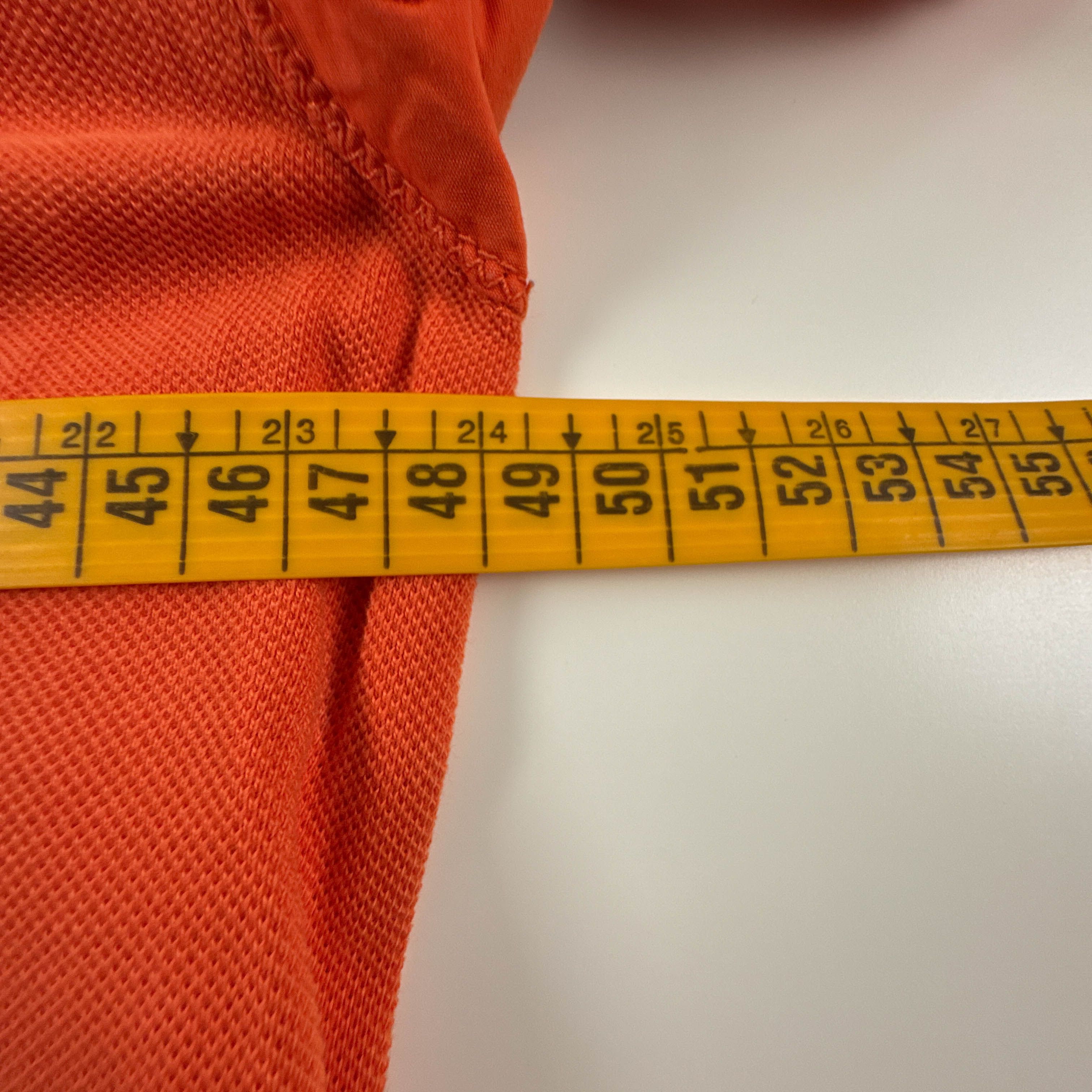Polo Ralph Lauren arancione a tinta unita in cotone slim fit - Taglia S/M uomo