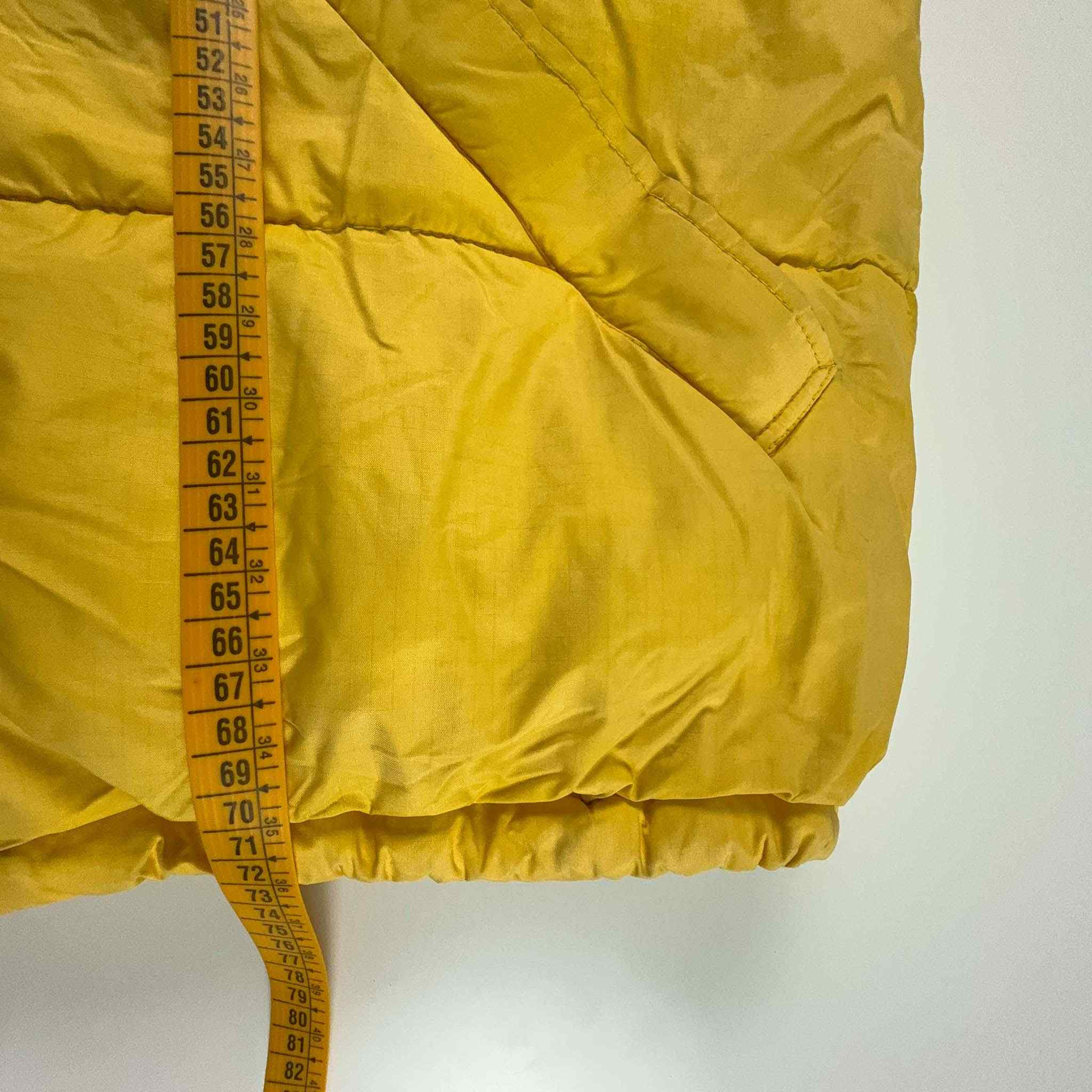 Piumino Reebok Vintage giallo e nero pesante - Taglia S/M uomo