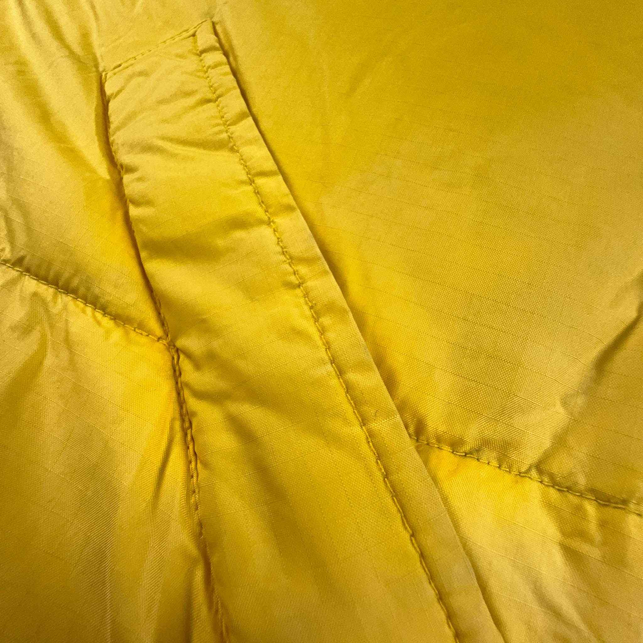 Piumino Reebok Vintage giallo e nero pesante - Taglia S/M uomo