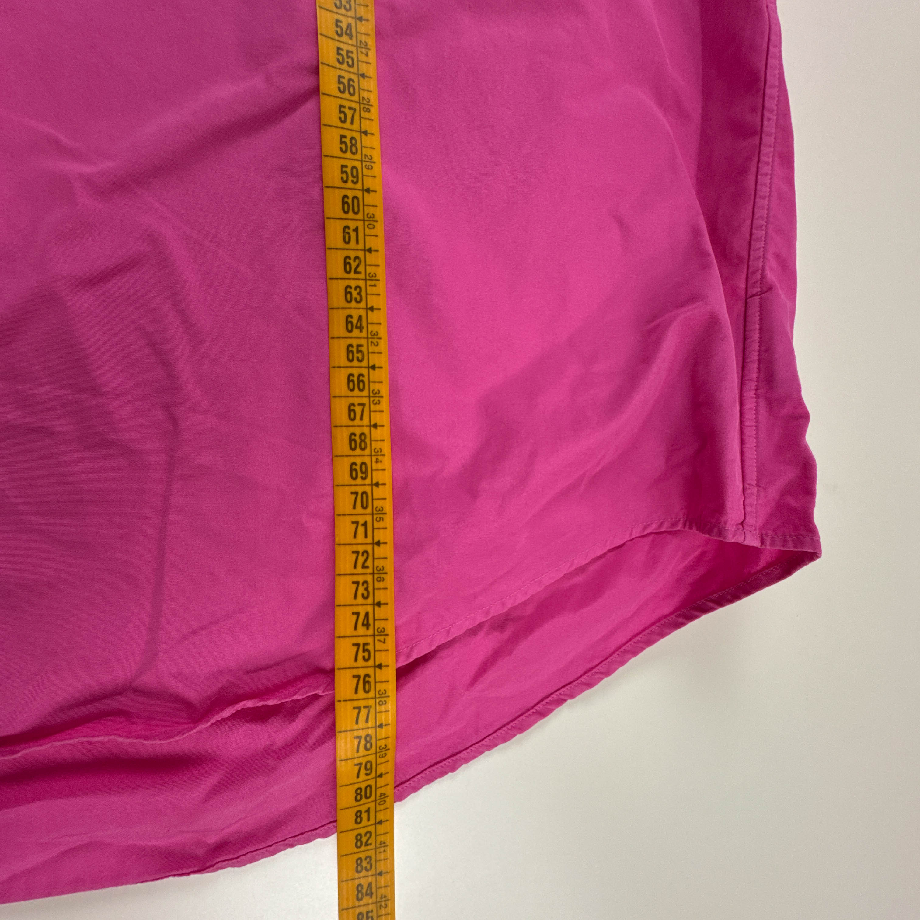 Camicia Ralph Lauren rosa a tinta unita in cotone - Taglia XL uomo