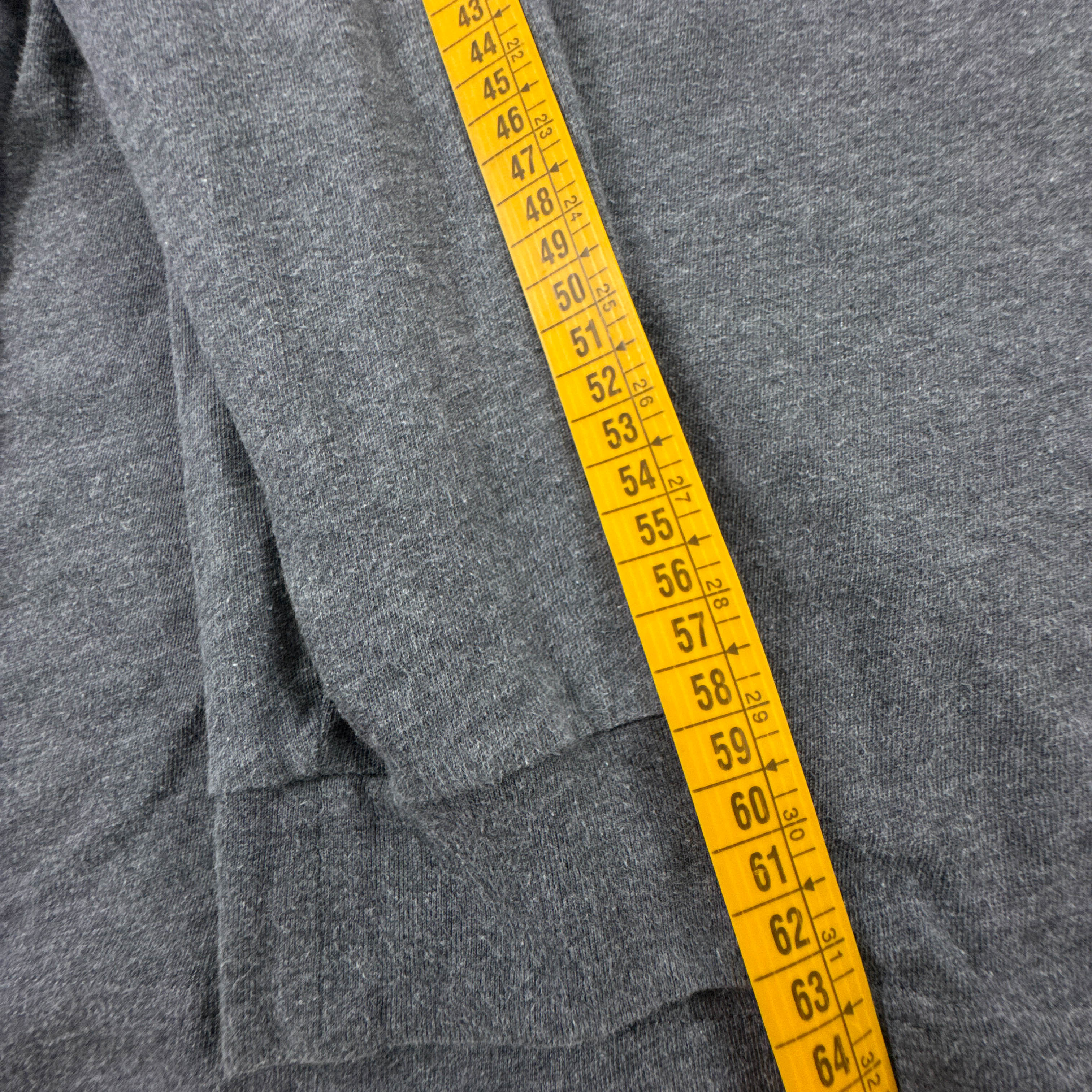 T shirt Lacoste grigia a tinta unita a girocollo 65% cotone - Taglia 4 M uomo