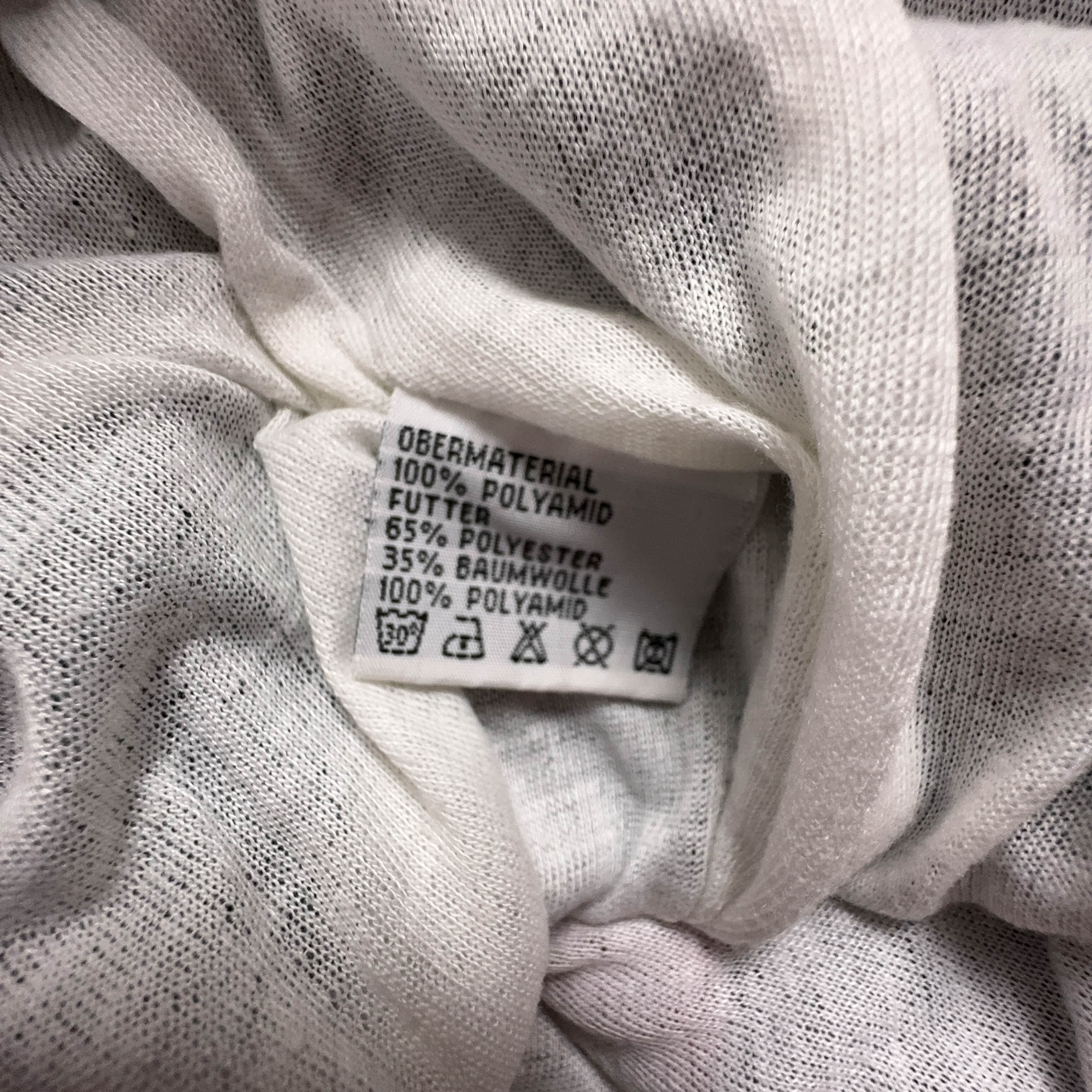Giacca a vento Vintage nera e grigia geometrica con zip - Taglia L/XL uomo