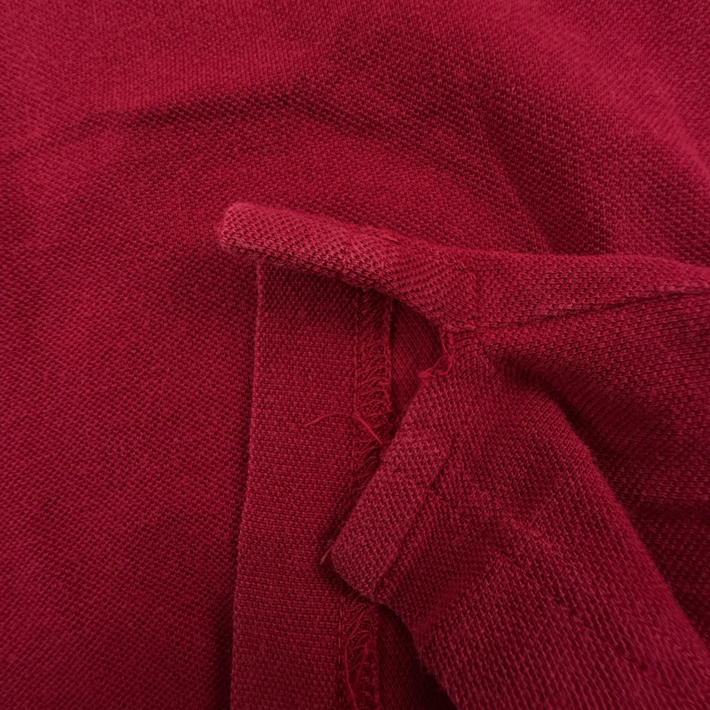Polo D&G Vintage rossa e bianca con logo ricamato anni 00 - Taglia 34 48 uomo
