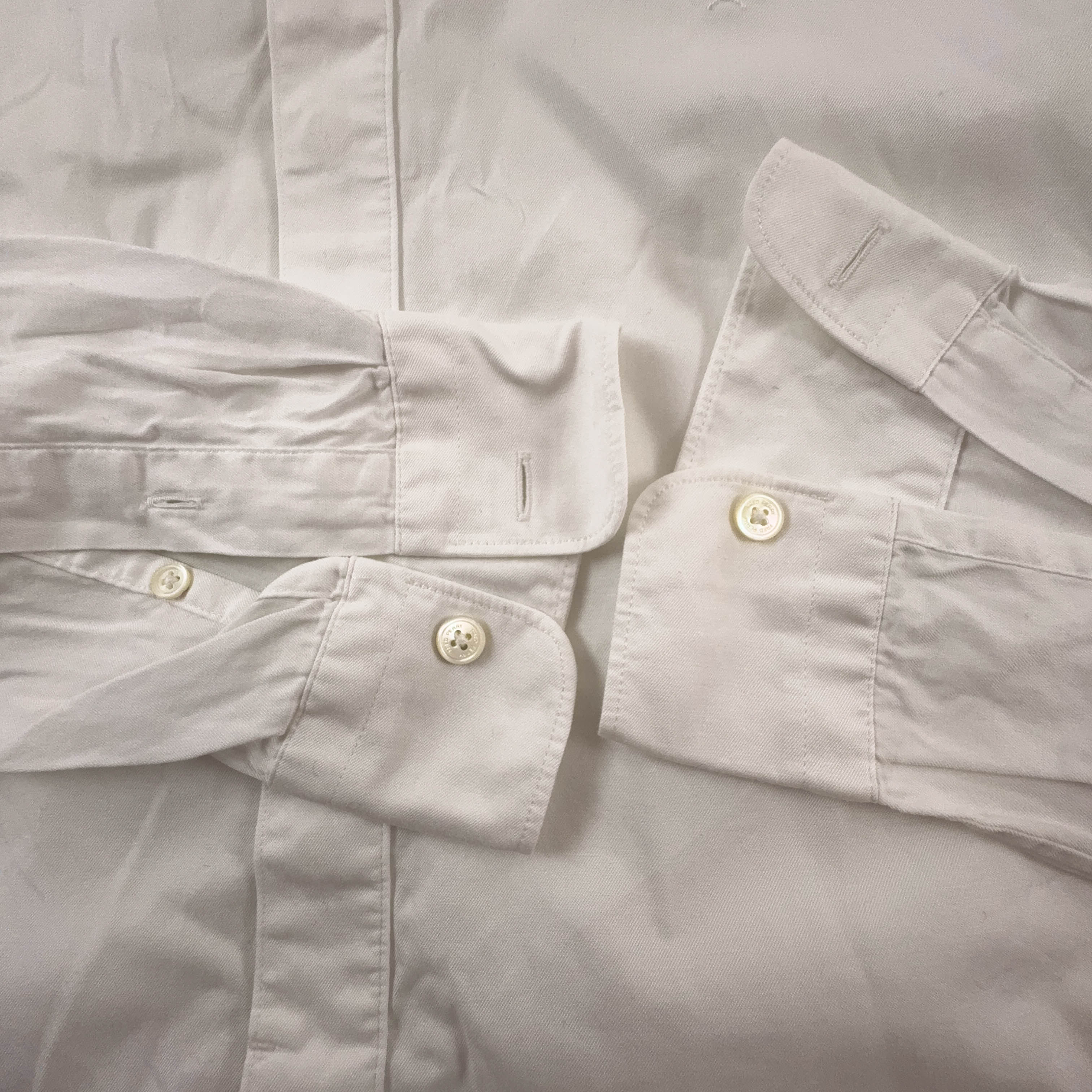 Camicia Fred Perry bianca a tinta unita - Taglia M/L uomo
