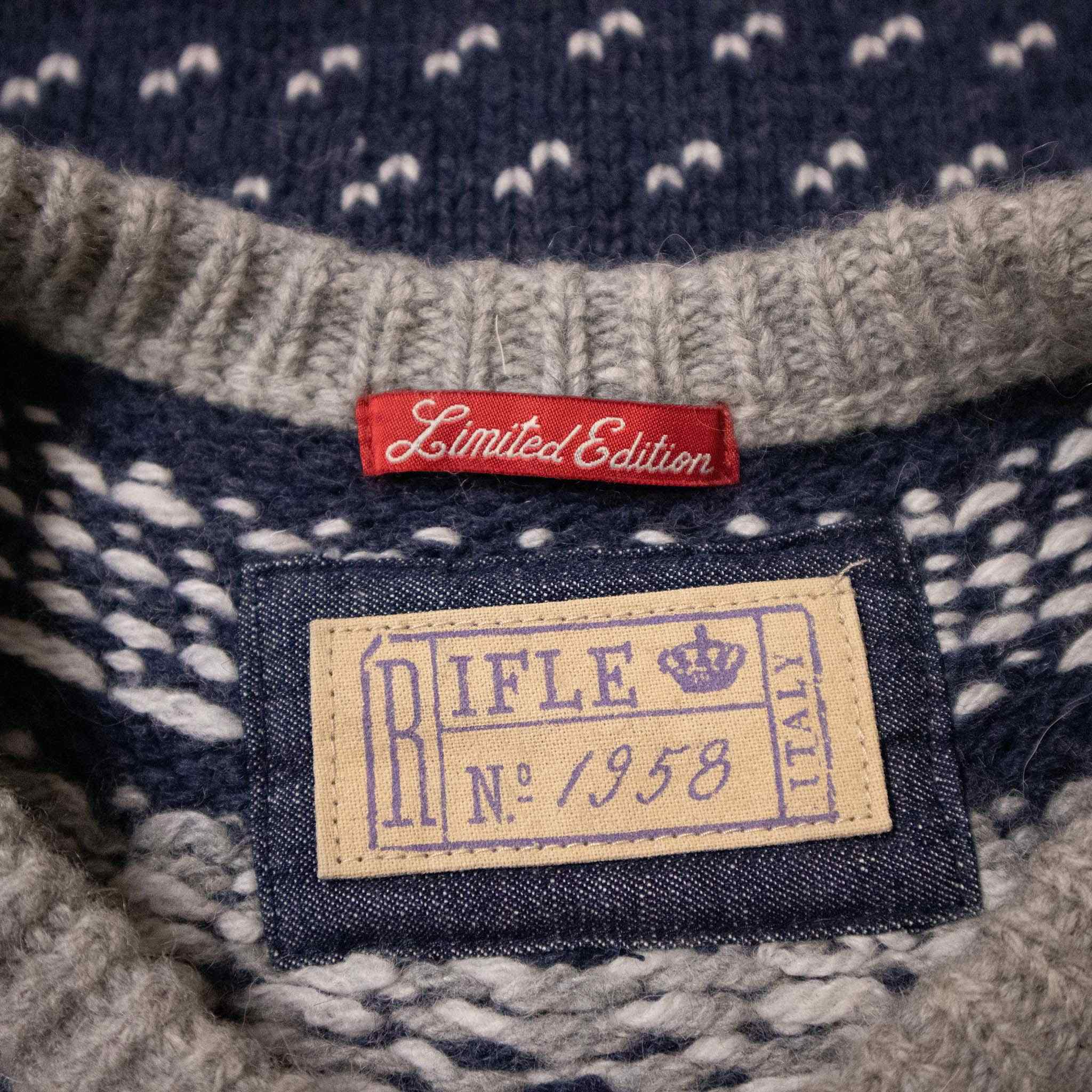 Rifle Vintage sweater 80% wool - Size XXL