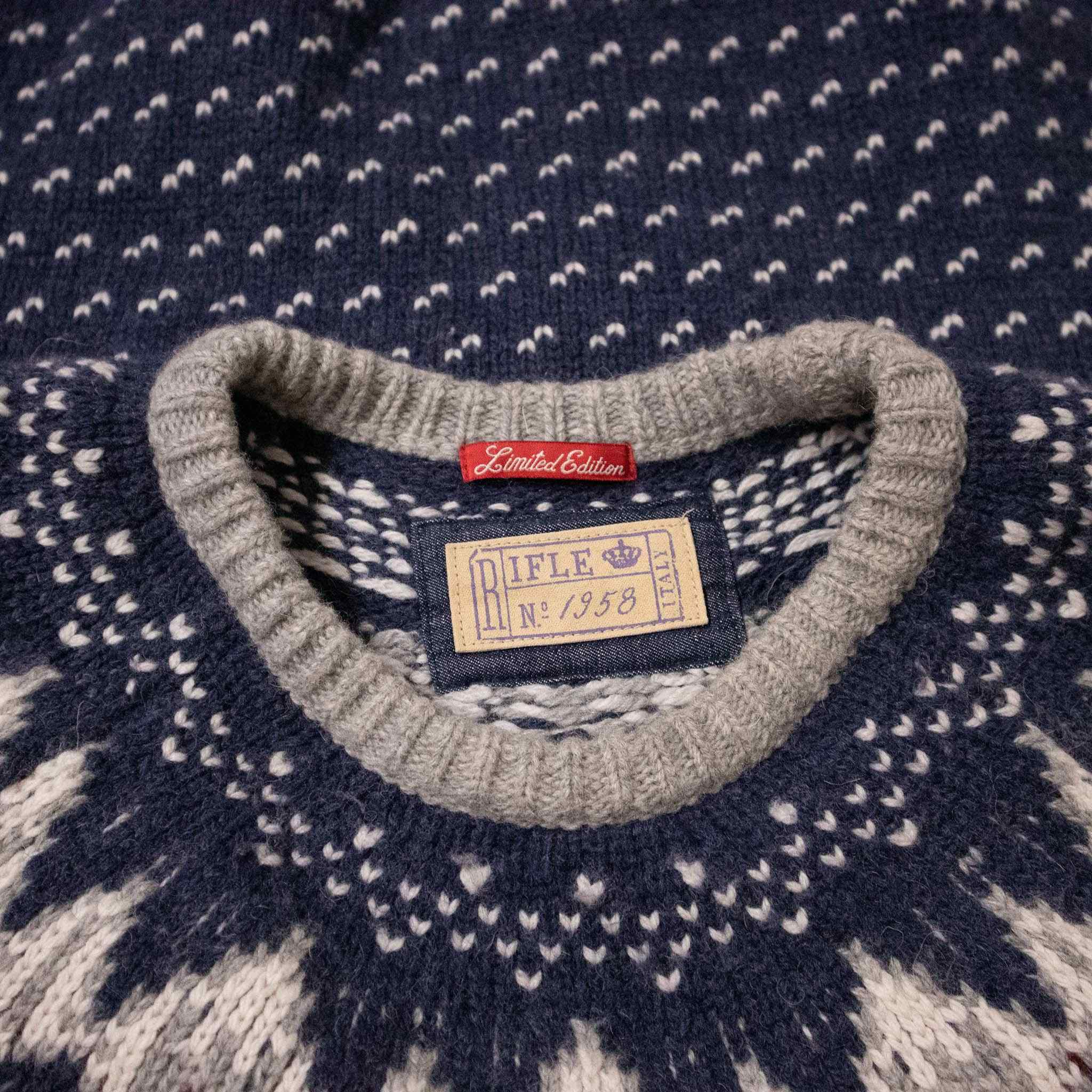 Rifle Vintage sweater 80% wool - Size XXL