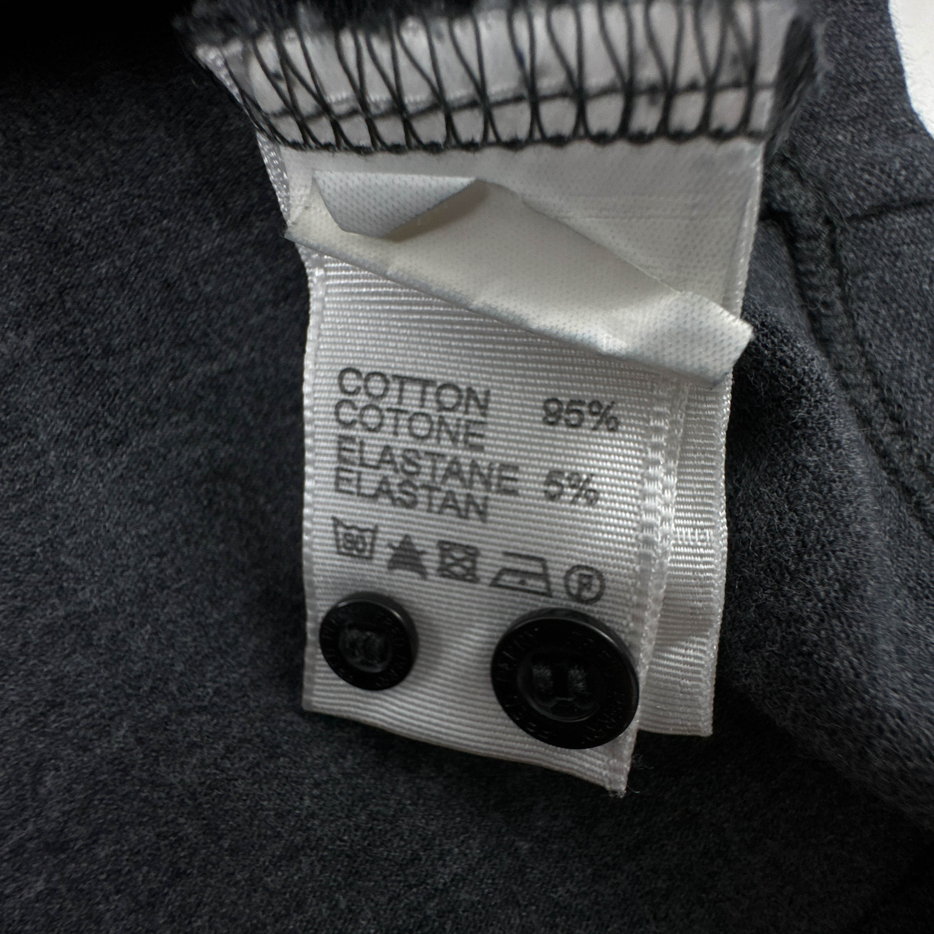 Polo Fred Perry grigia scura tinta unita in cotone - Taglia M uomo