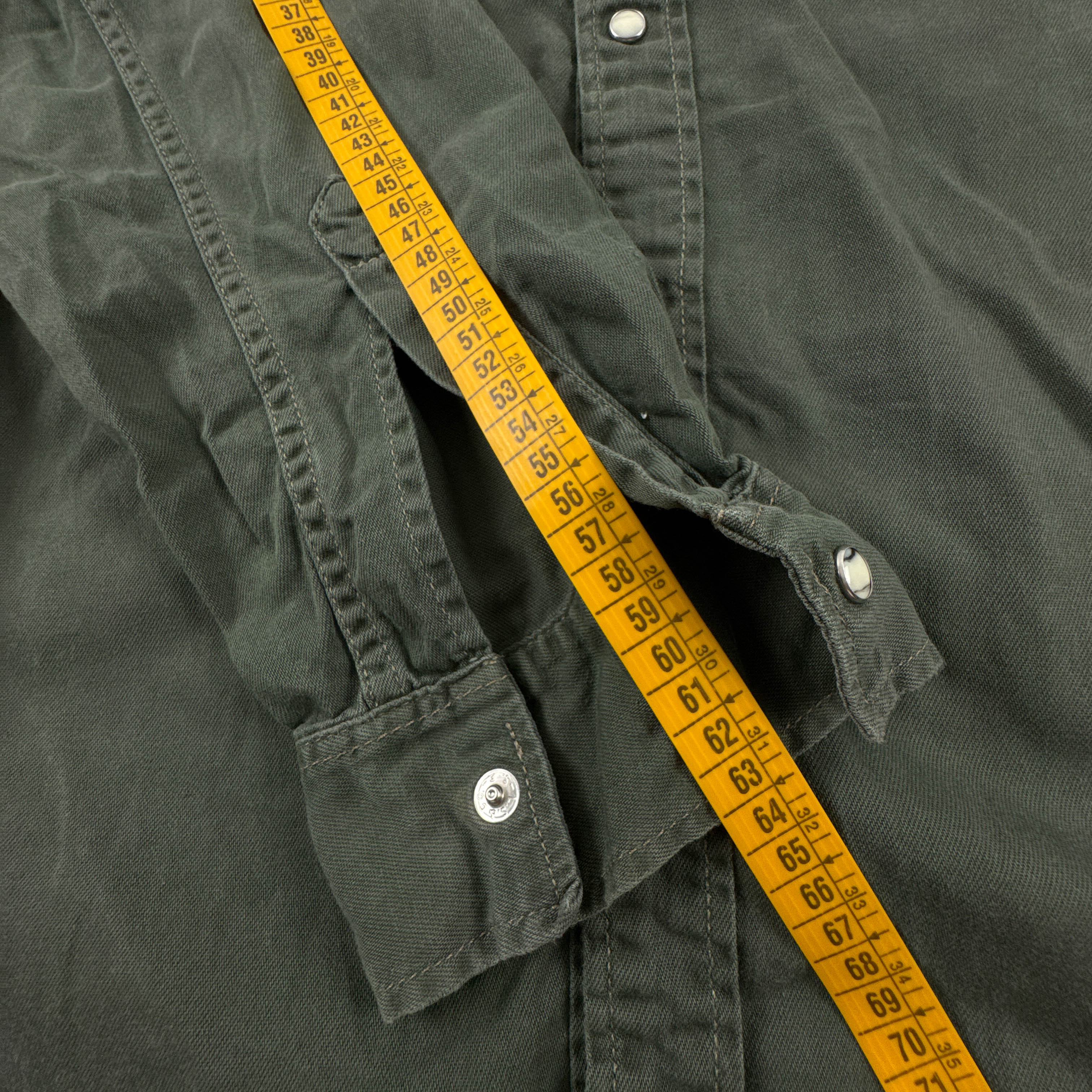 Camicia Levi's Vintage verde scuro in cotone anni 80 90 - Taglia XL uomo