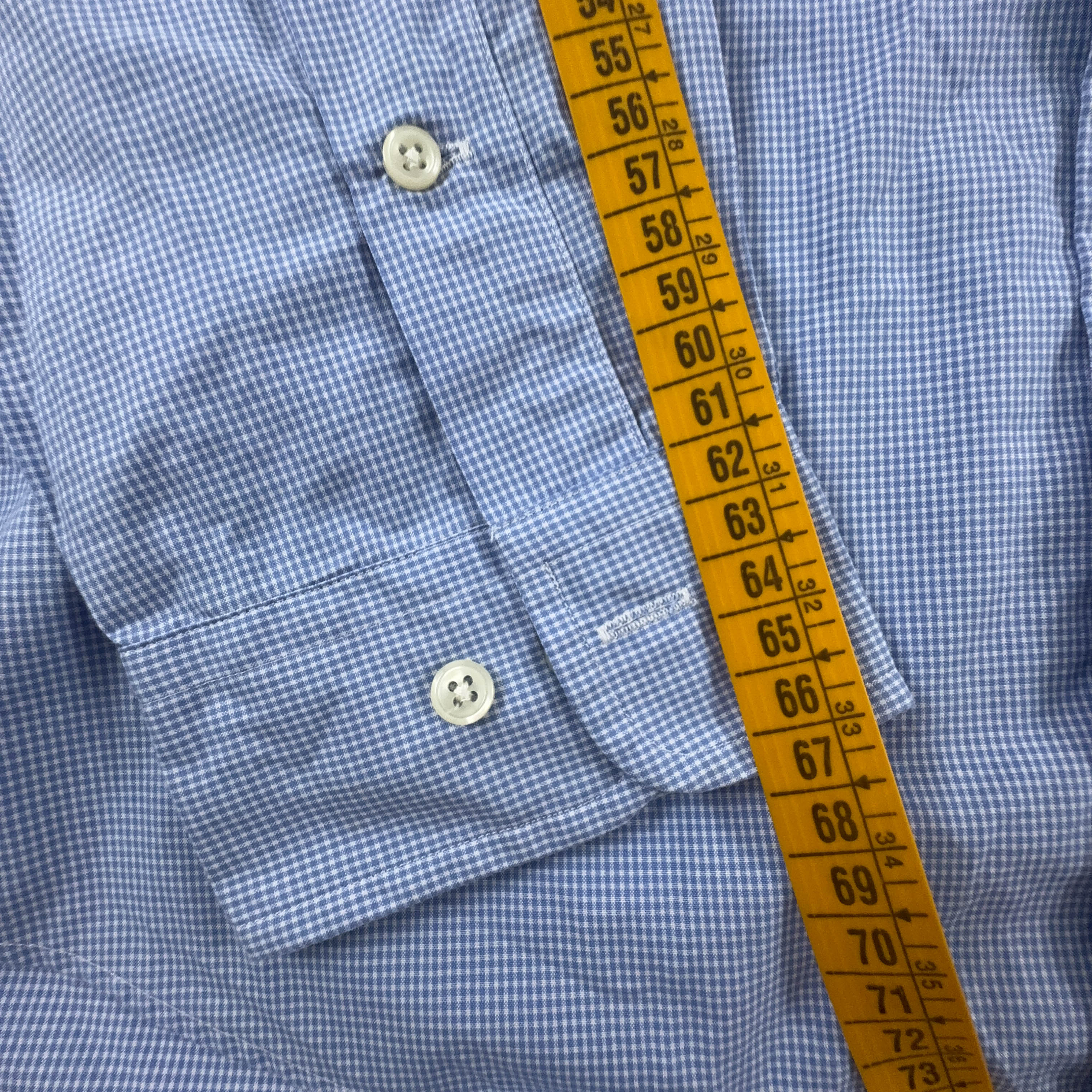 Camicia Ralph Lauren a quadri azzurra e bianca custom fit - Taglia L 40 41 uomo