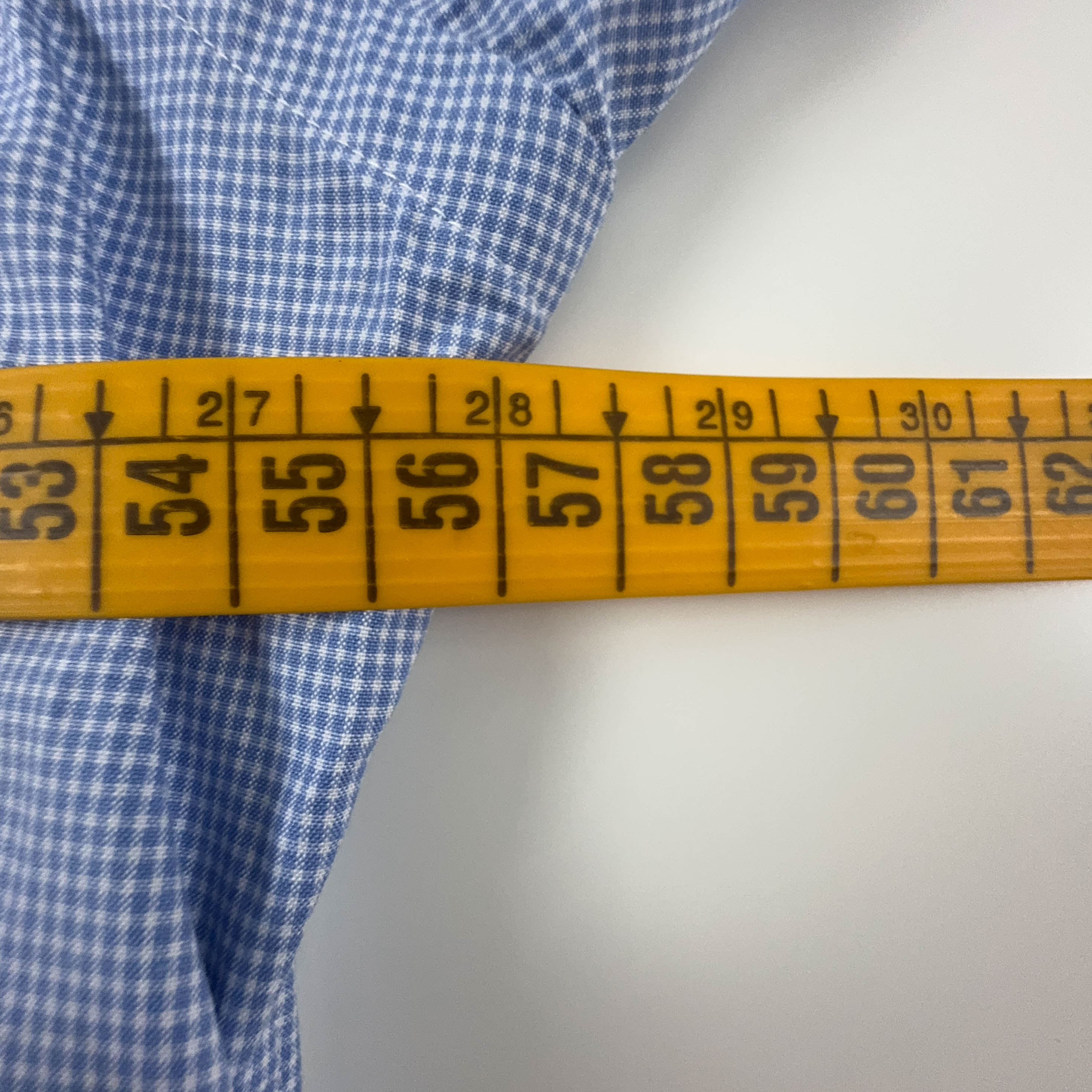 Camicia Ralph Lauren a quadri azzurra e bianca custom fit - Taglia L 40 41 uomo