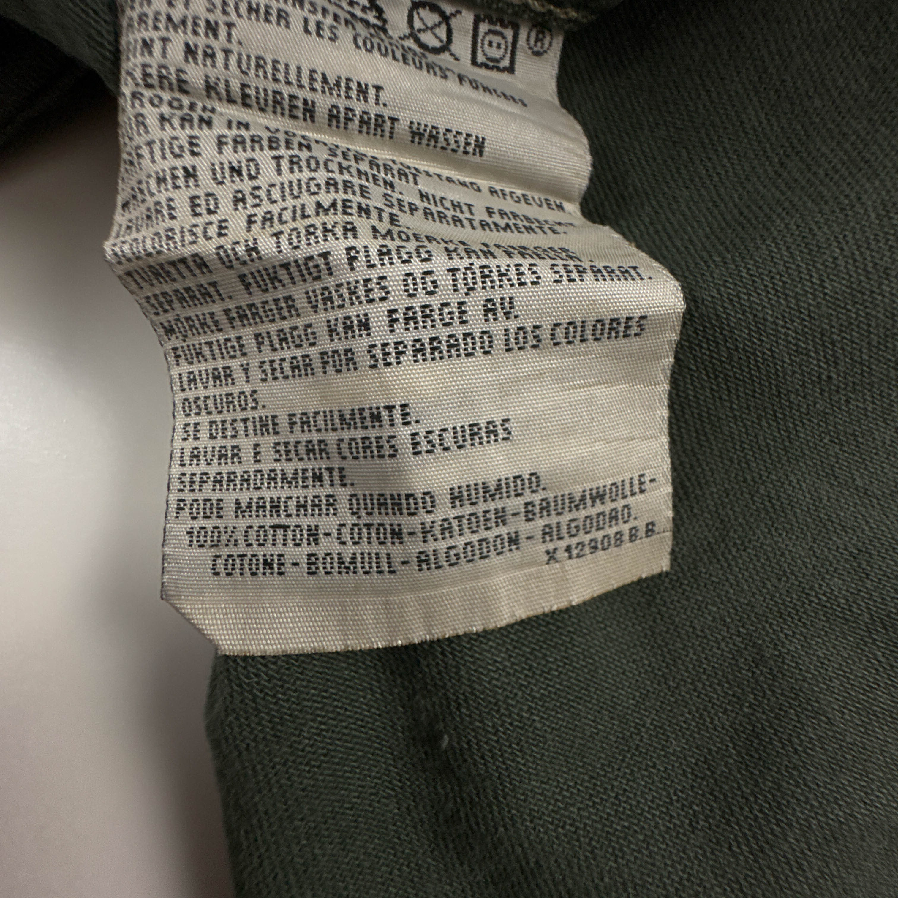 Camicia Levi's Vintage verde scuro in cotone anni 80 90 - Taglia XL uomo