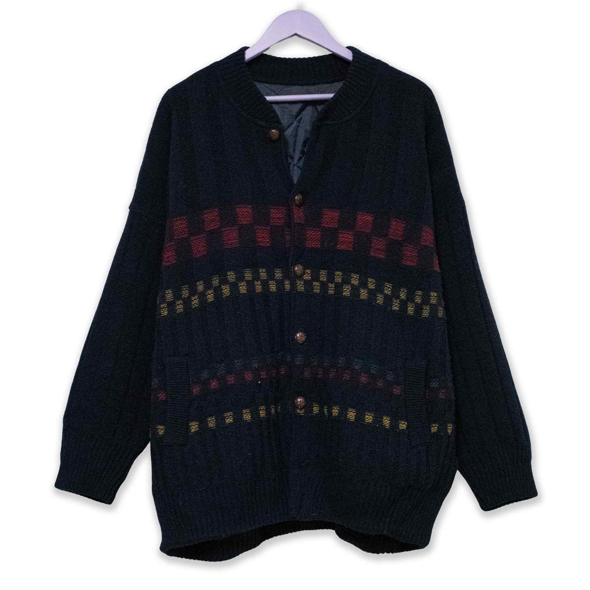 Cardigan Vintage foderato - Taglia L/XL