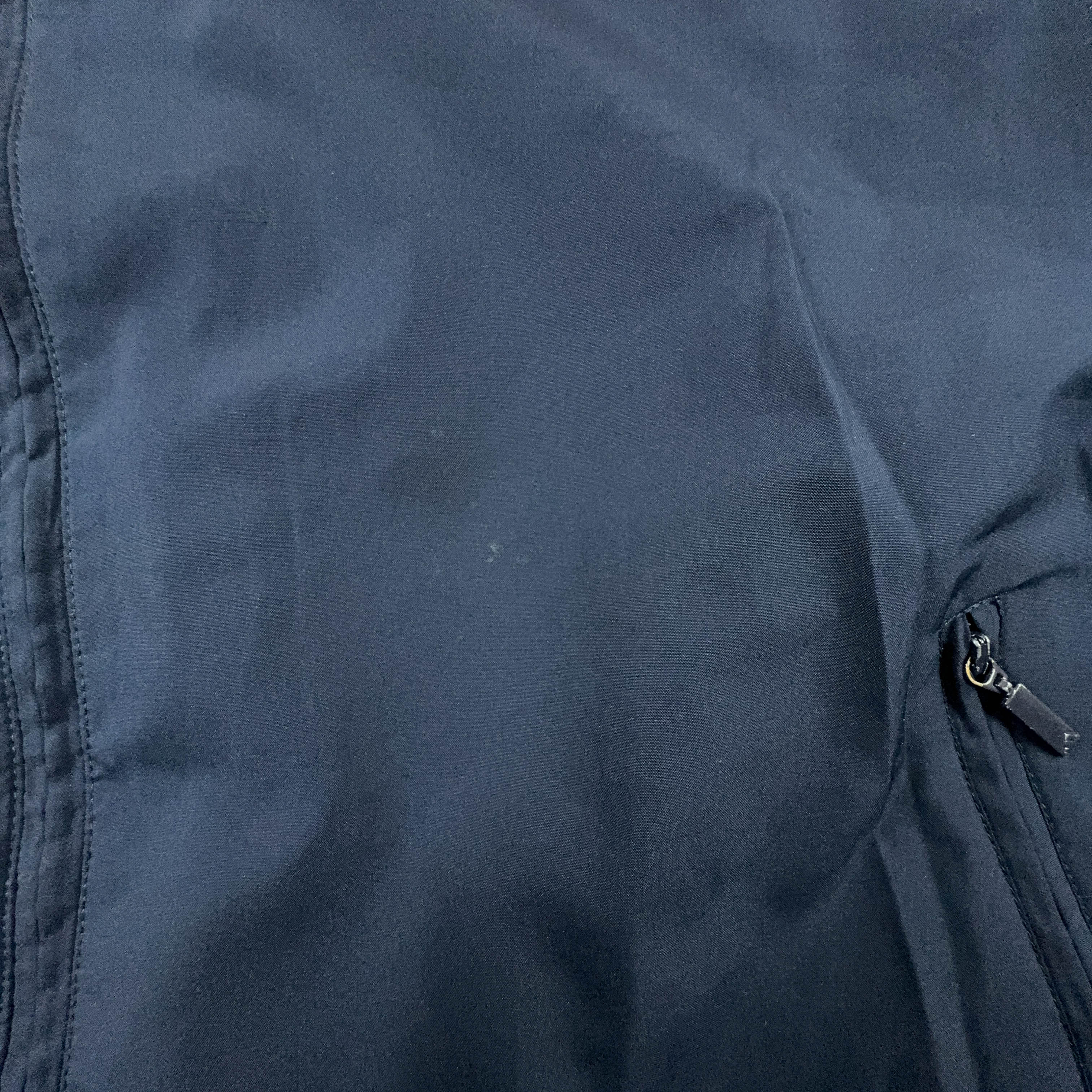 Giacca a vento Adidas Vintage blu e rossa anni 2000 con zip - Taglia L/XL uomo