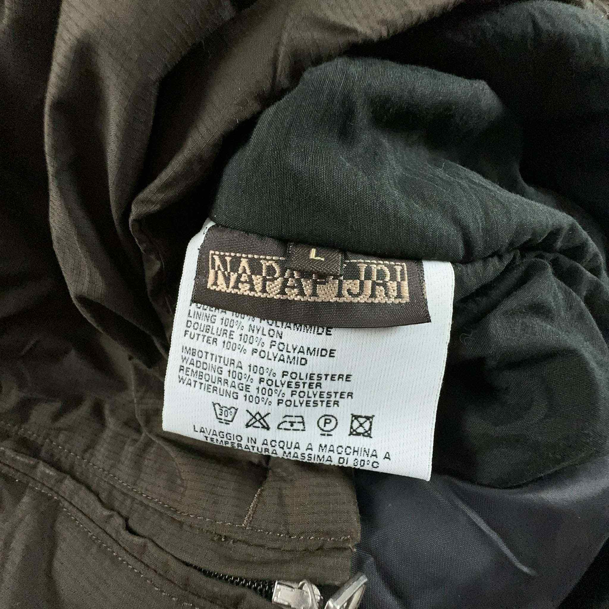 Giubbotto Napapijri Vintage marrone lungo - Taglia L uomo