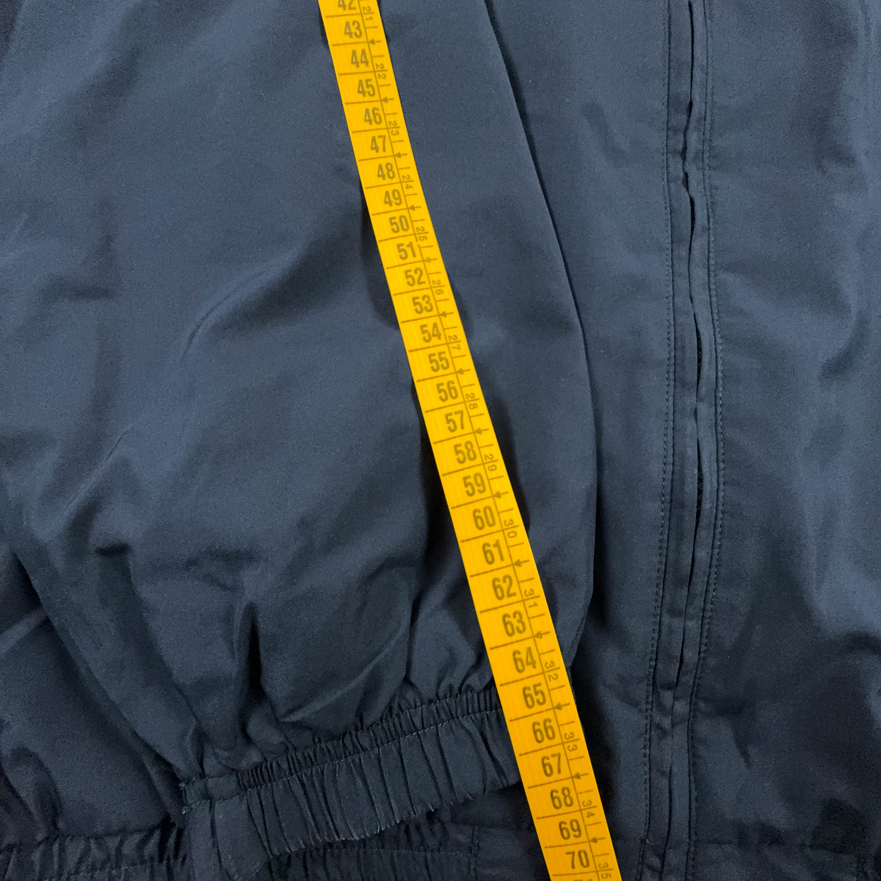 Giacca a vento Adidas Vintage blu e rossa anni 2000 con zip - Taglia L/XL uomo