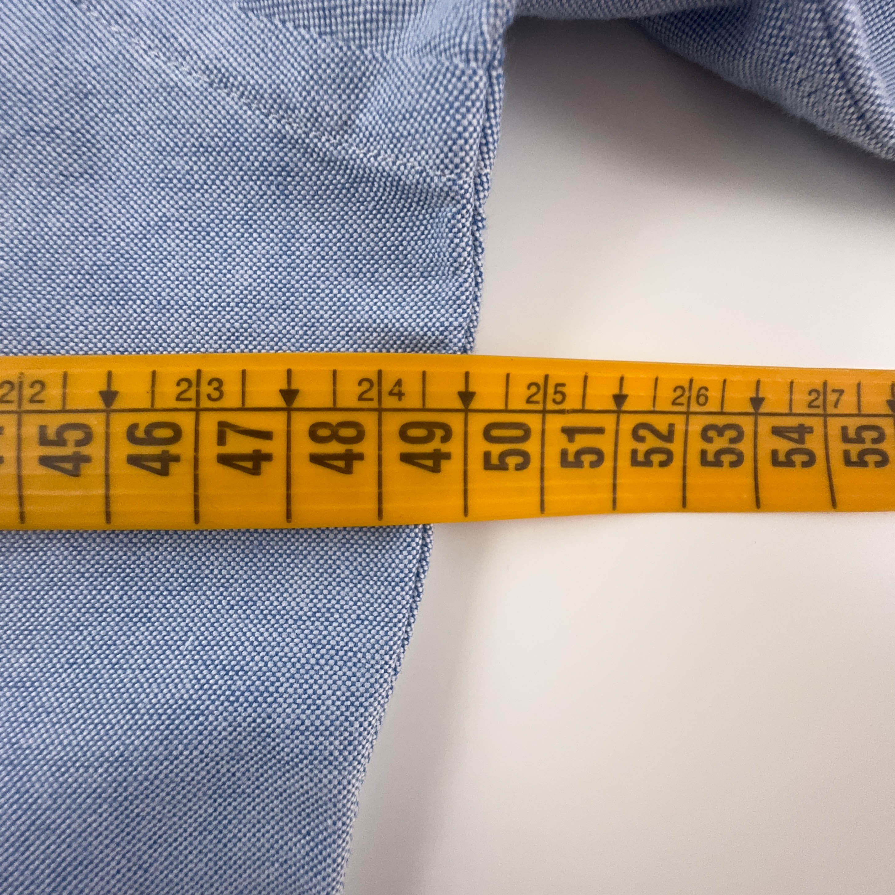 Camicia Ralph Lauren azzurra a tinta unita skinny fit - Taglia 10 uomo