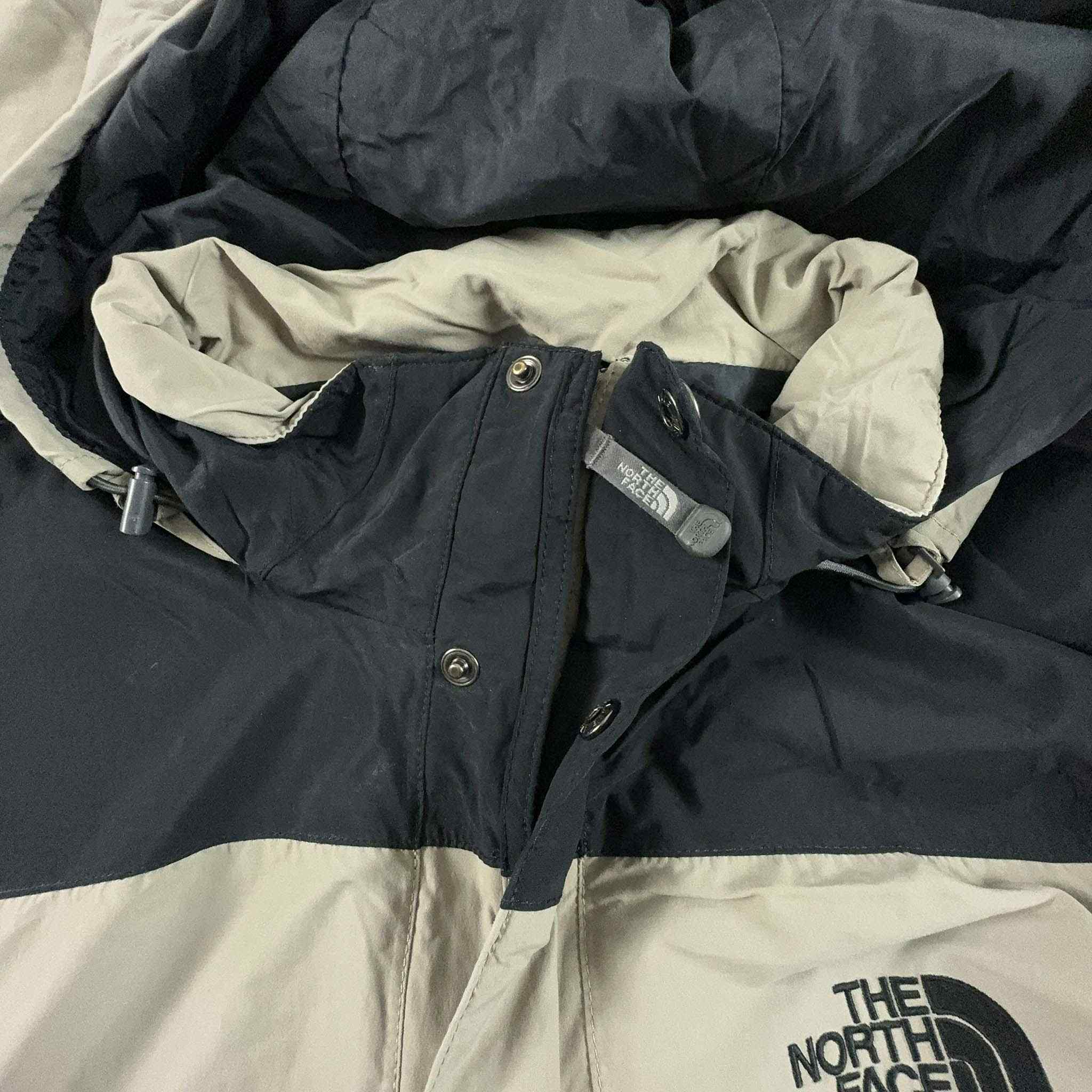 Giacca The North Face Vintage Hyvent beige e nera - Tagia XL uomo