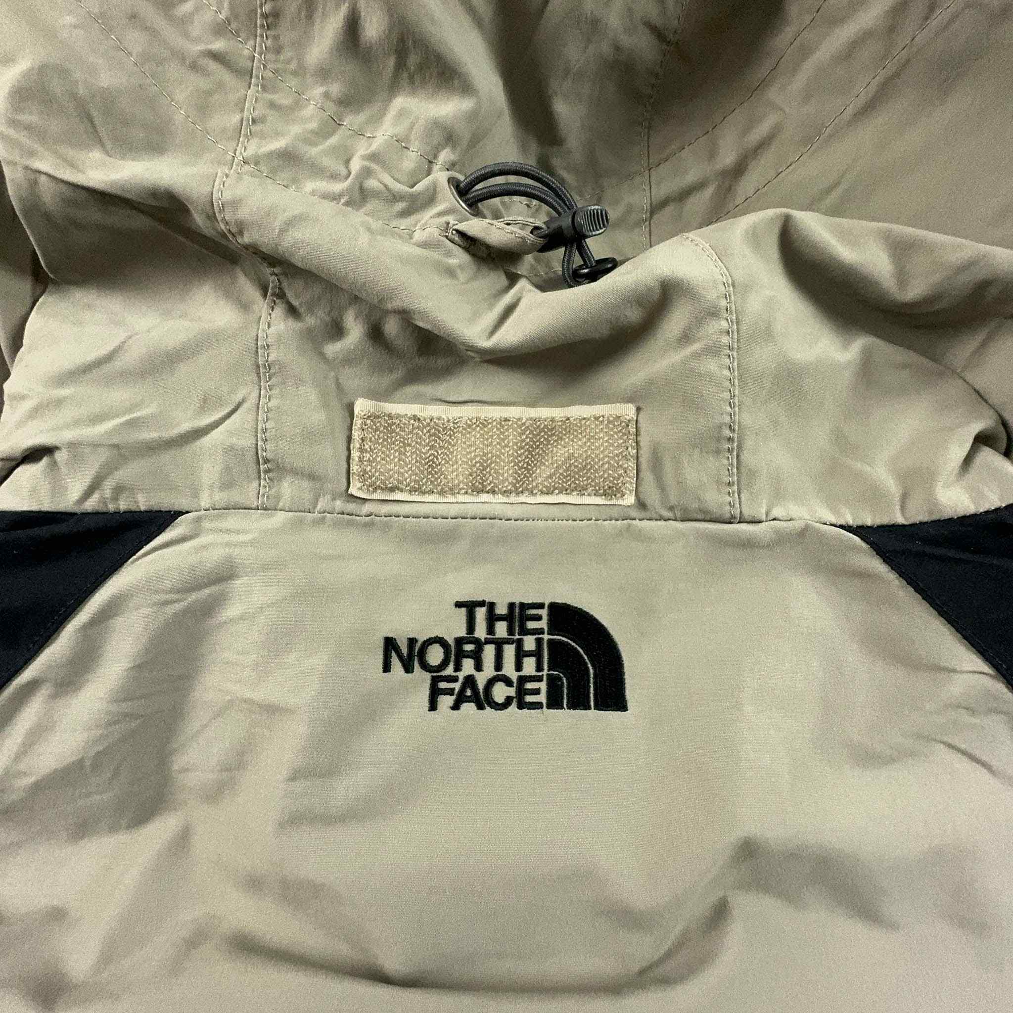 Giacca The North Face Vintage Hyvent beige e nera - Tagia XL uomo