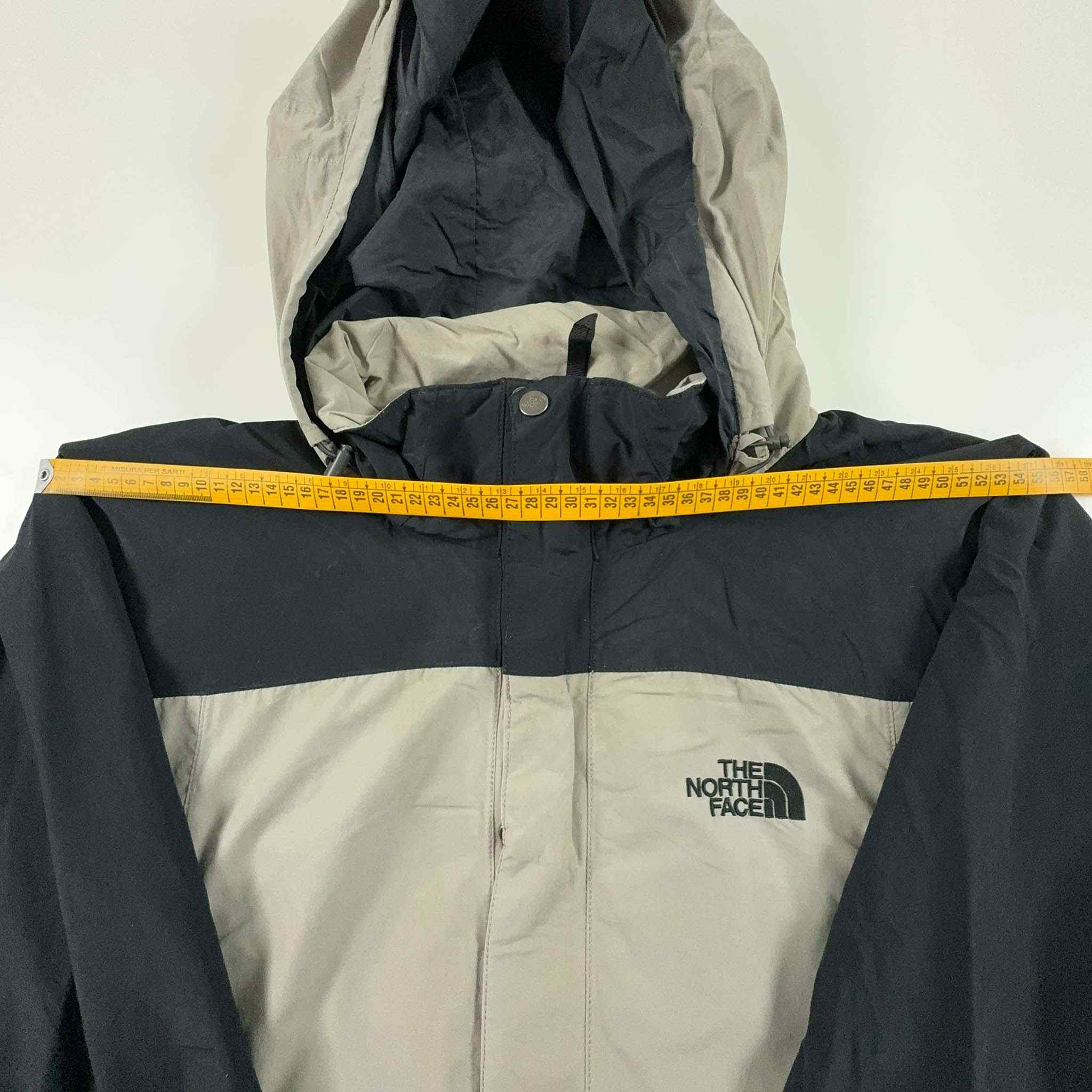 Giacca The North Face Vintage Hyvent beige e nera - Tagia XL uomo